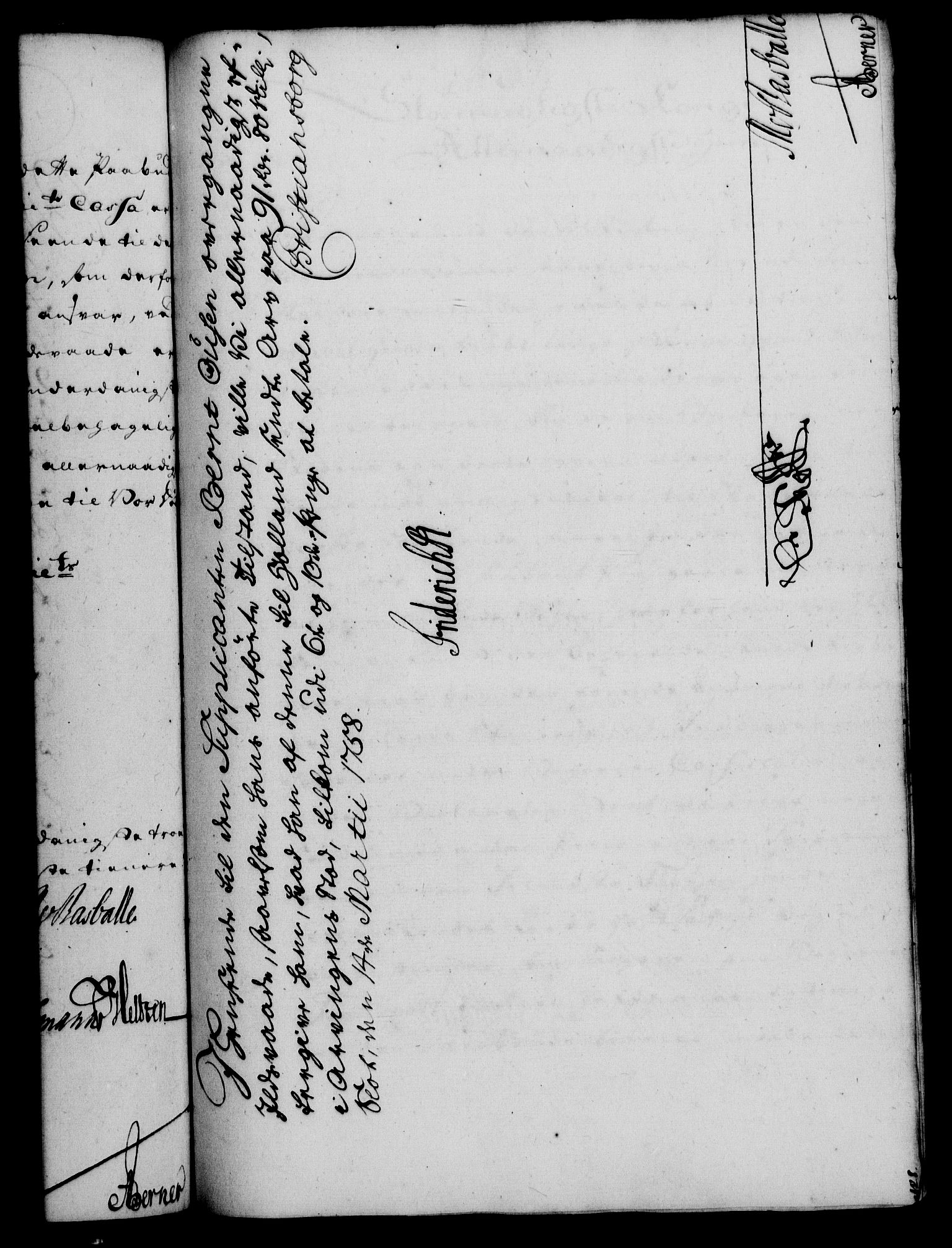 Rentekammeret, Kammerkanselliet, RA/EA-3111/G/Gf/Gfa/L0040: Norsk relasjons- og resolusjonsprotokoll (merket RK 52.40), 1758, s. 184