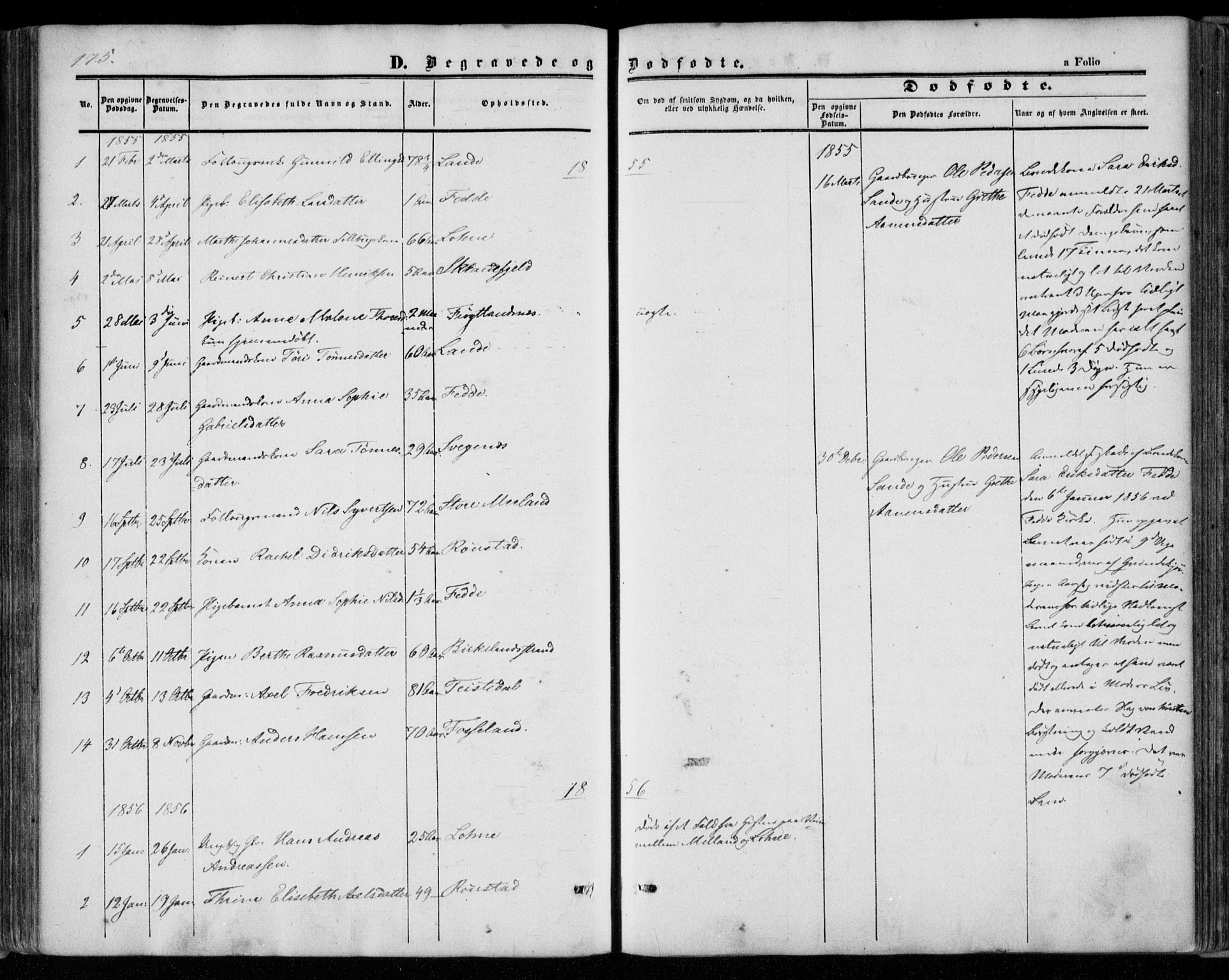 Kvinesdal sokneprestkontor, SAK/1111-0026/F/Fa/Faa/L0002: Ministerialbok nr. A 2, 1850-1876, s. 175