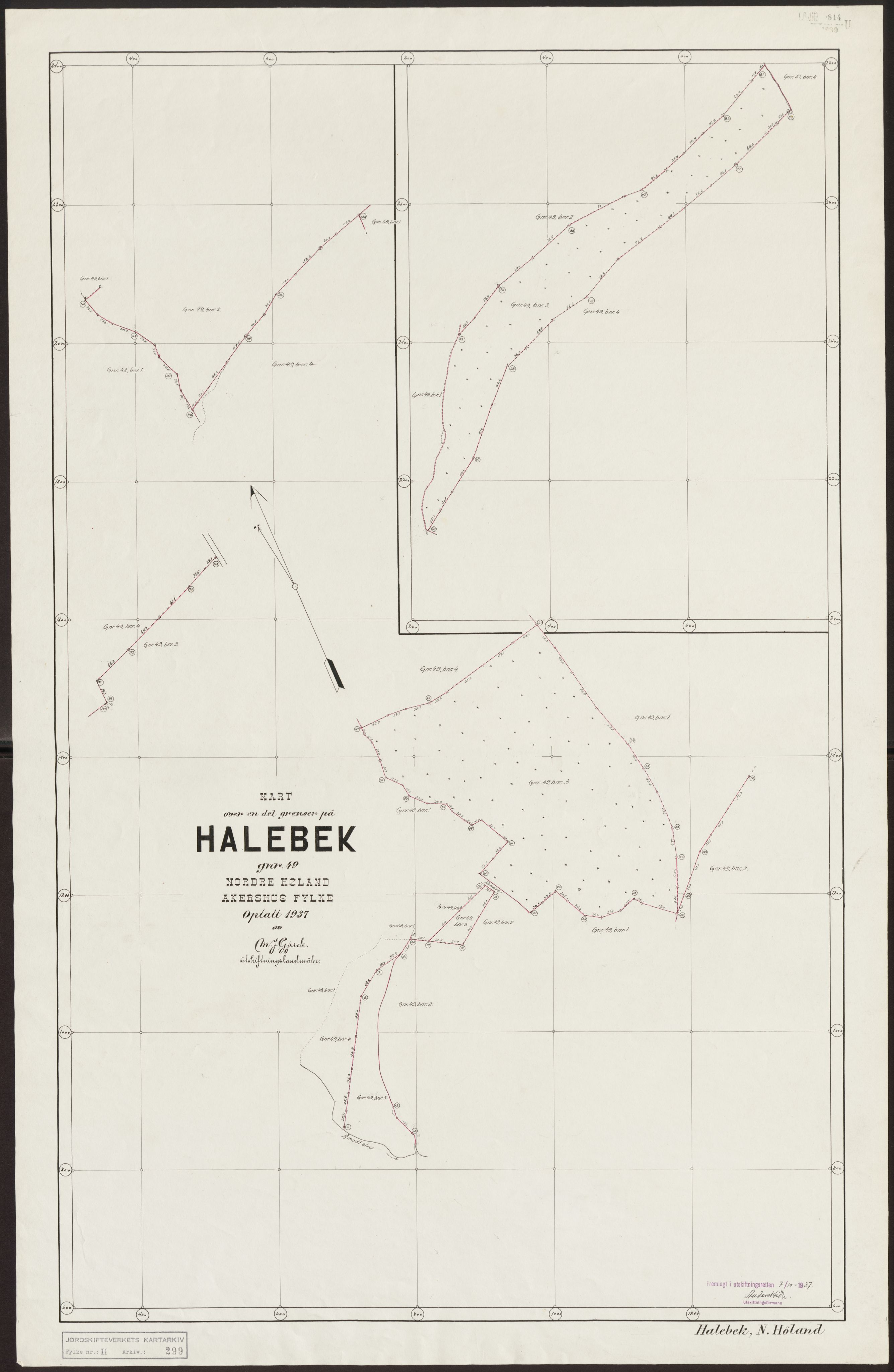 Jordskifteverkets kartarkiv, RA/S-3929/T, 1859-1988, s. 388