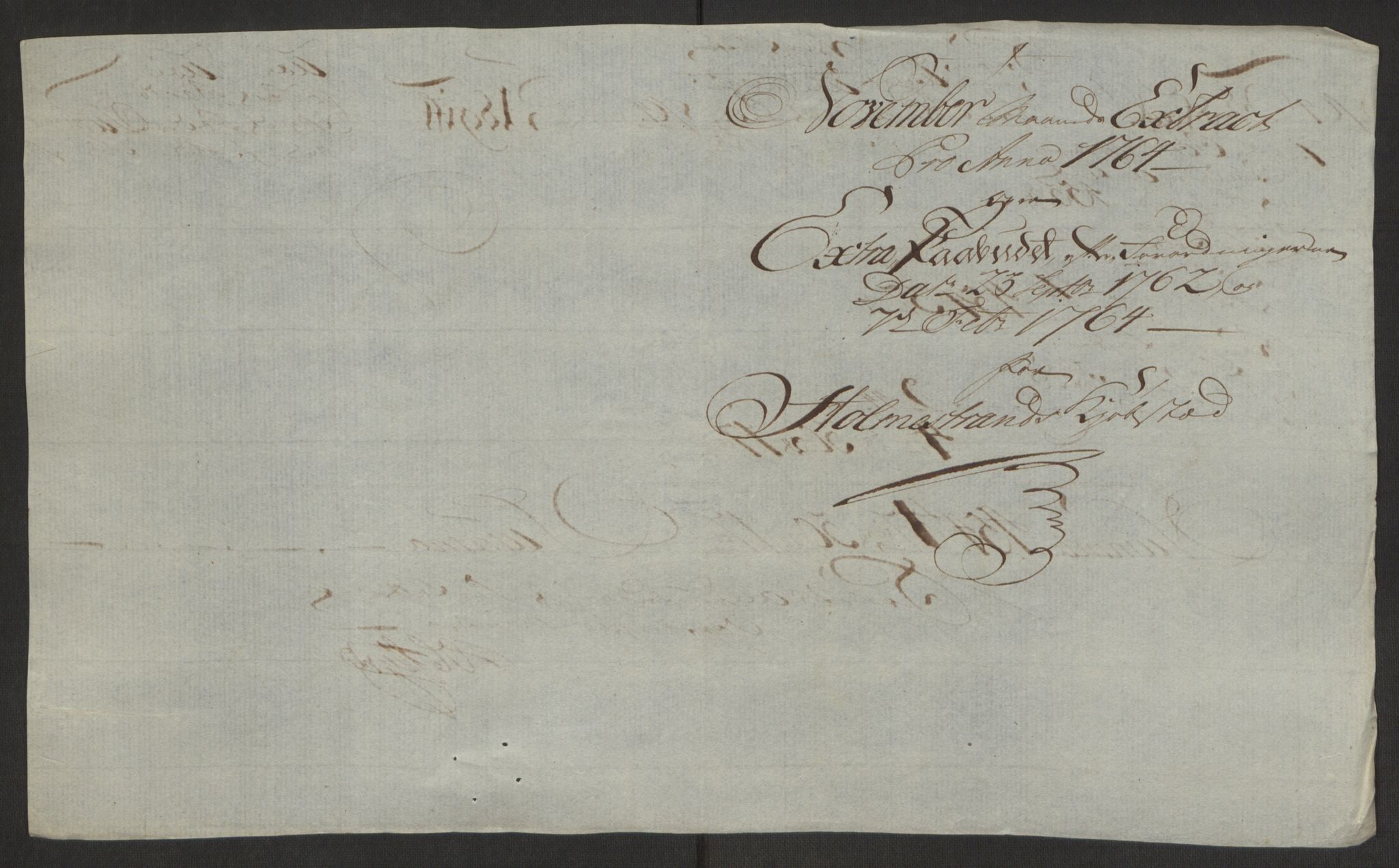 Rentekammeret inntil 1814, Reviderte regnskaper, Byregnskaper, AV/RA-EA-4066/R/Rh/L0163/0001: [H4] Kontribusjonsregnskap / Ekstraskatt, Holmestrand, 1762-1772, s. 172