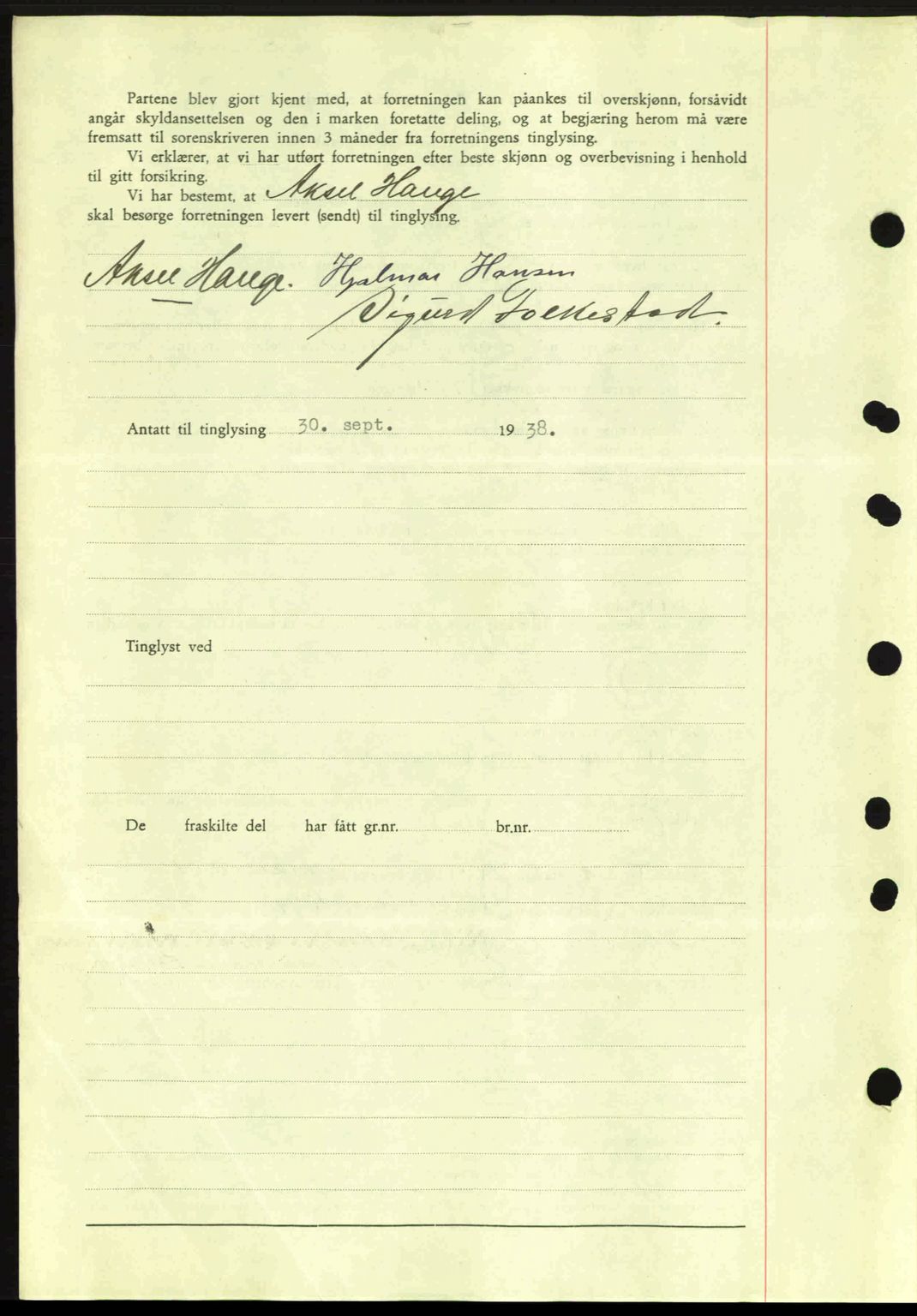Moss sorenskriveri, SAO/A-10168: Pantebok nr. A5, 1938-1939, Dagboknr: 2074/1938