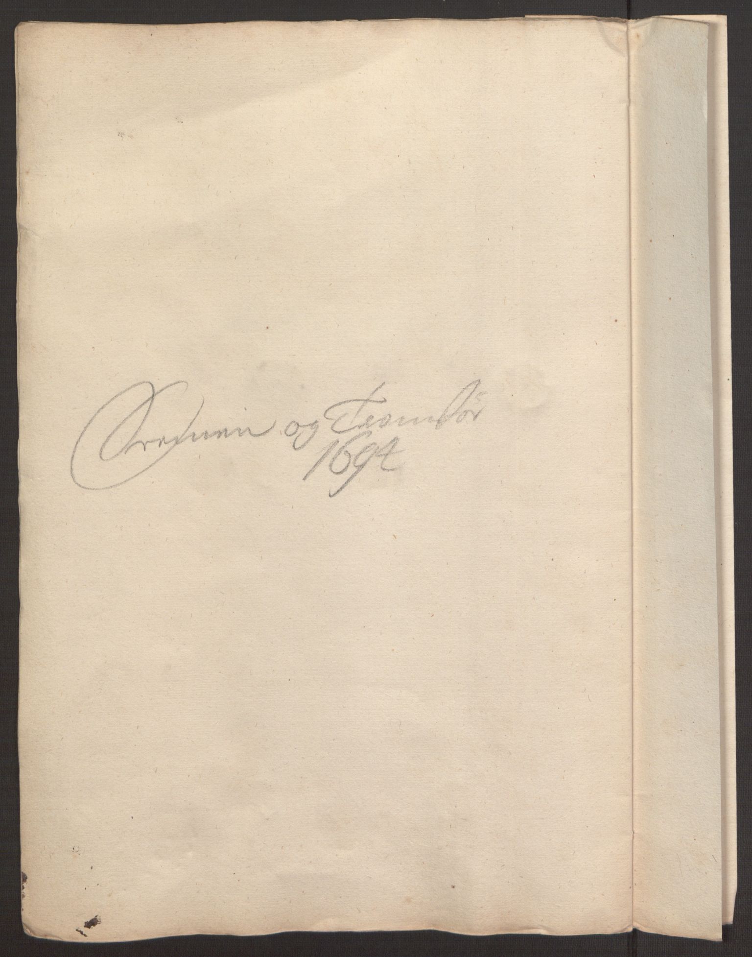 Rentekammeret inntil 1814, Reviderte regnskaper, Fogderegnskap, RA/EA-4092/R68/L4753: Fogderegnskap Senja og Troms, 1694-1696, s. 124