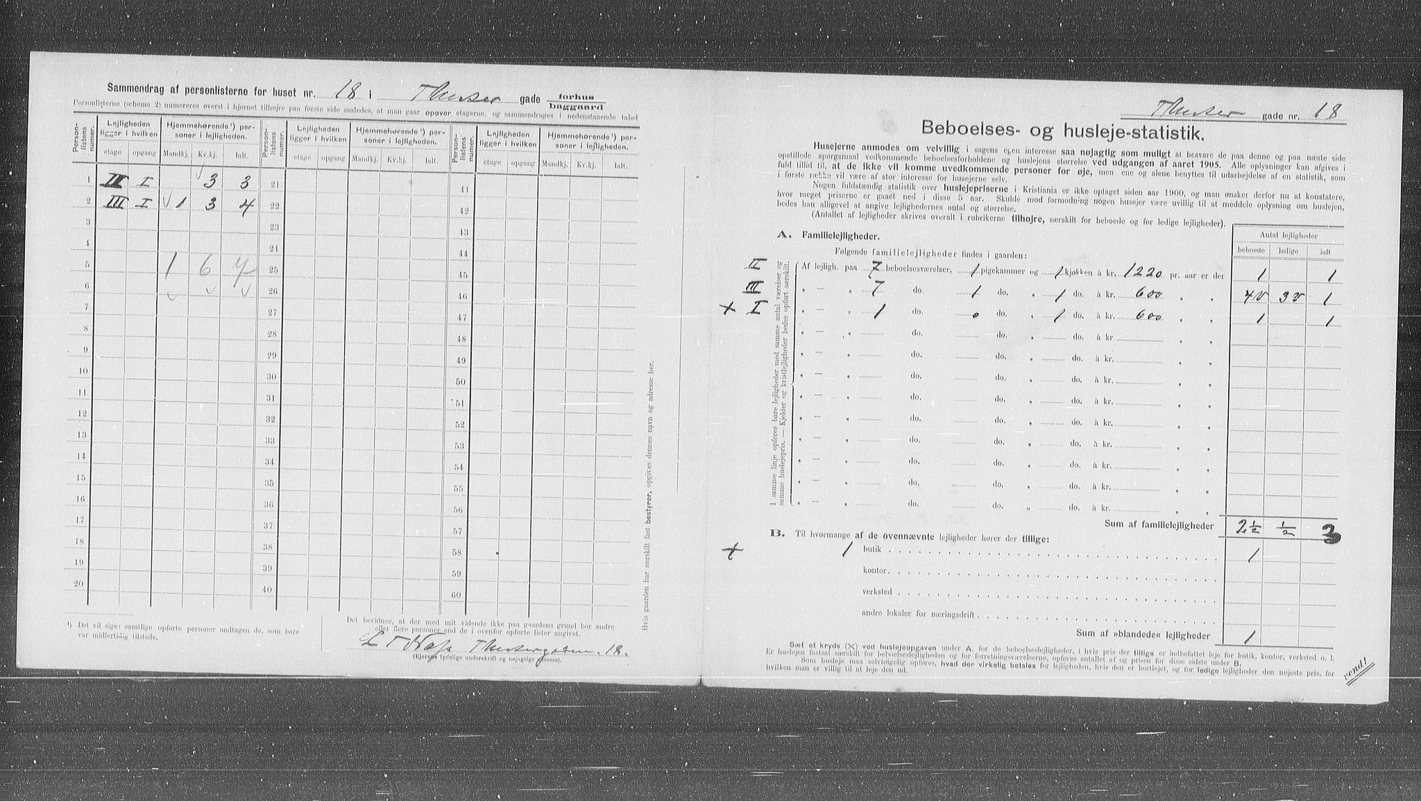 OBA, Kommunal folketelling 31.12.1905 for Kristiania kjøpstad, 1905, s. 56397