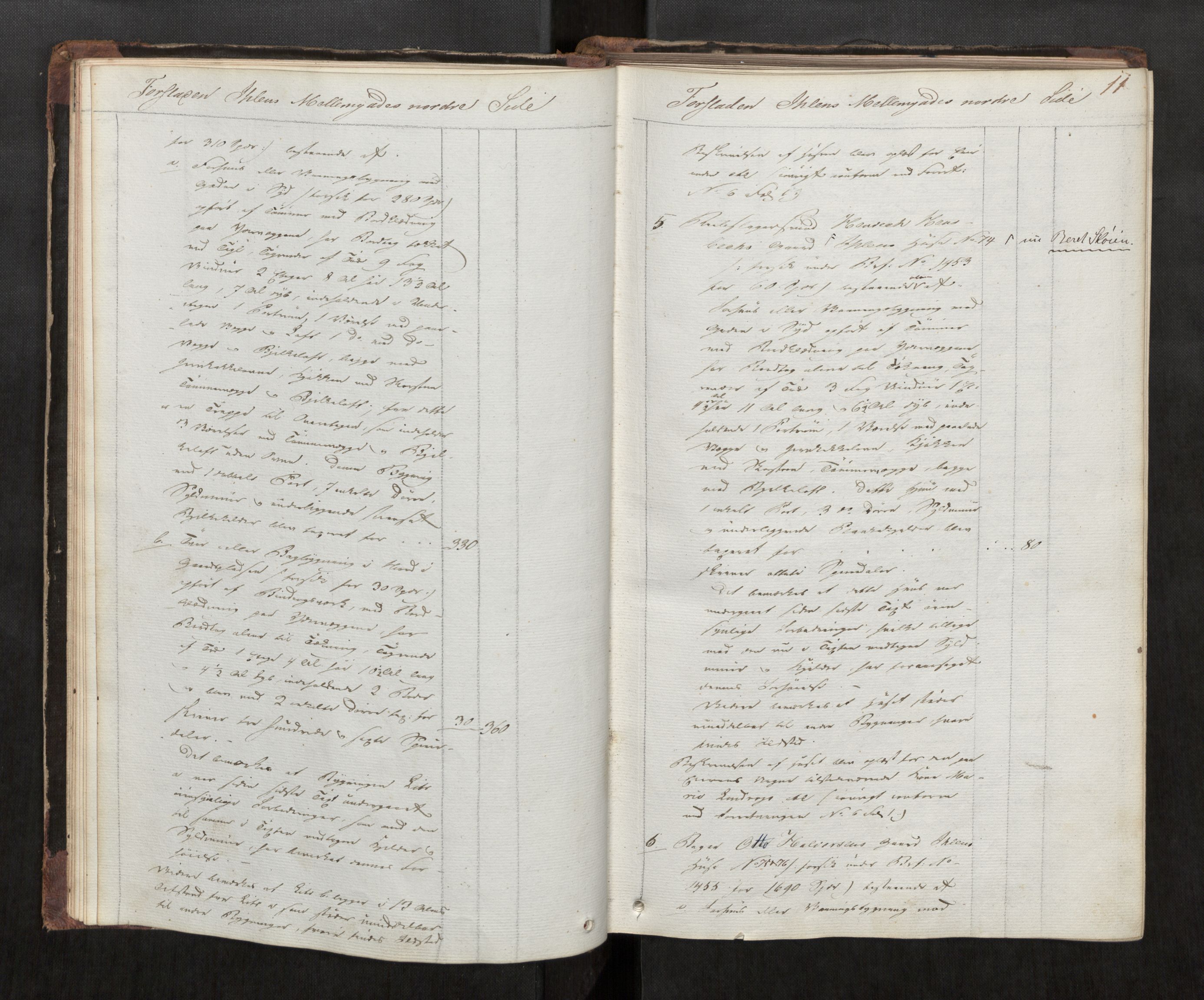 Norges Brannkasse Trondheim magistrat, AV/SAT-A-5590/Fa/L0024: Branntakstprotokoll E, 1846, s. 10b-11a