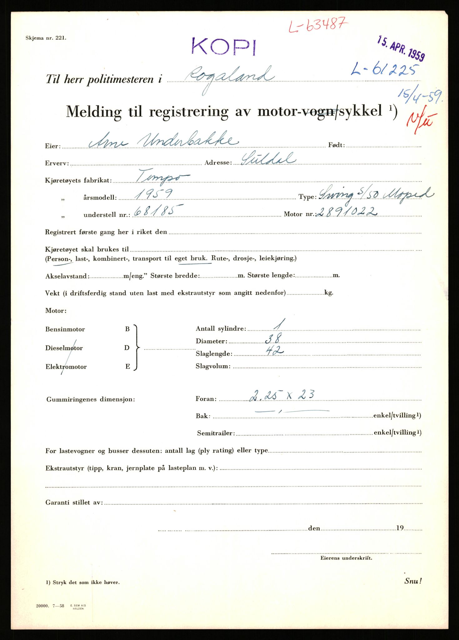 Stavanger trafikkstasjon, AV/SAST-A-101942/0/F/L0063: L-62700 - L-63799, 1930-1971, s. 2003