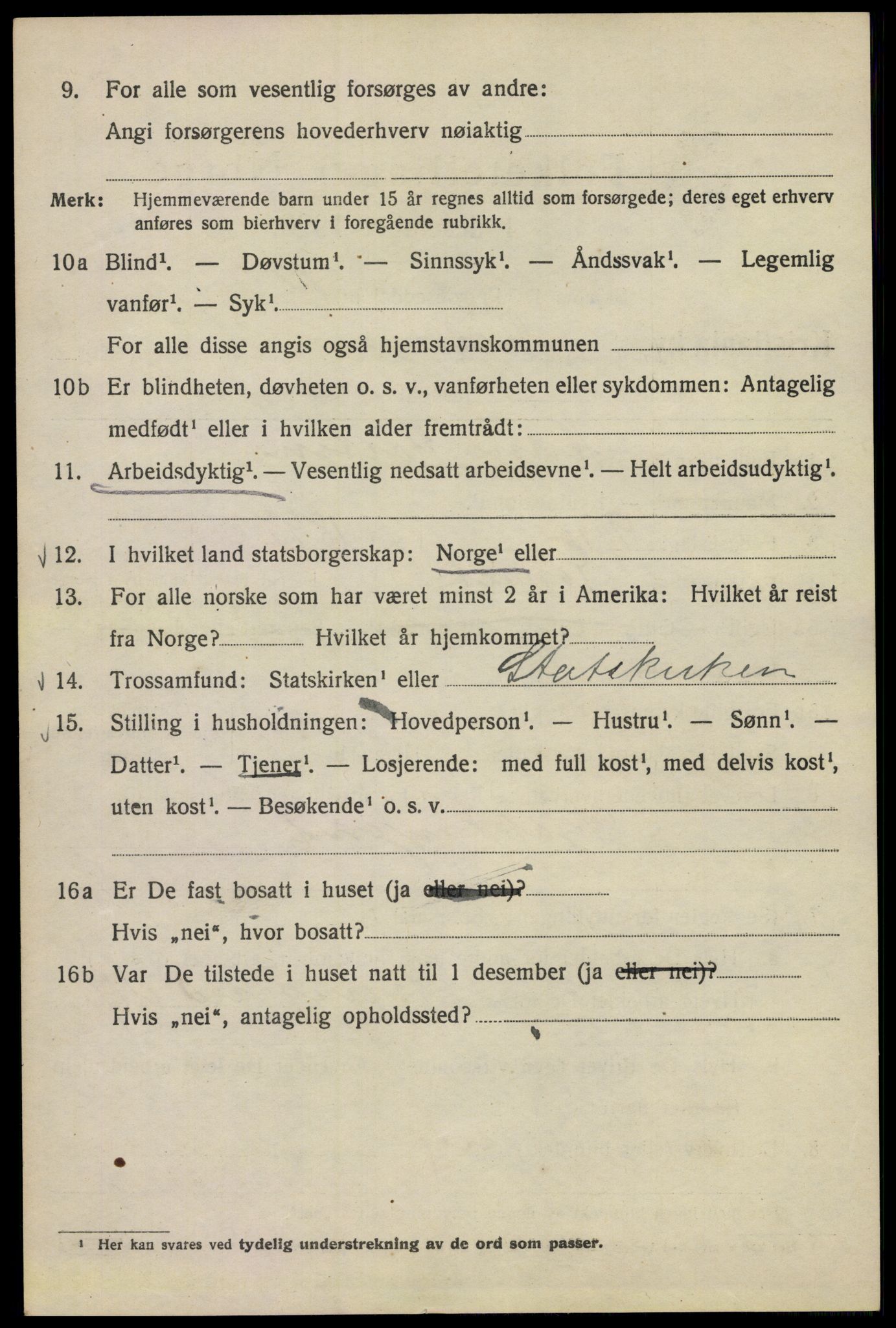 SAO, Folketelling 1920 for 0301 Kristiania kjøpstad, 1920, s. 406836