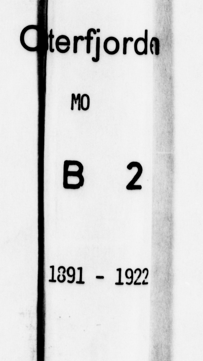 Osterfjorden Soknepresembete, AV/SAB-A-77301: Klokkerbok nr. B 2, 1891-1922