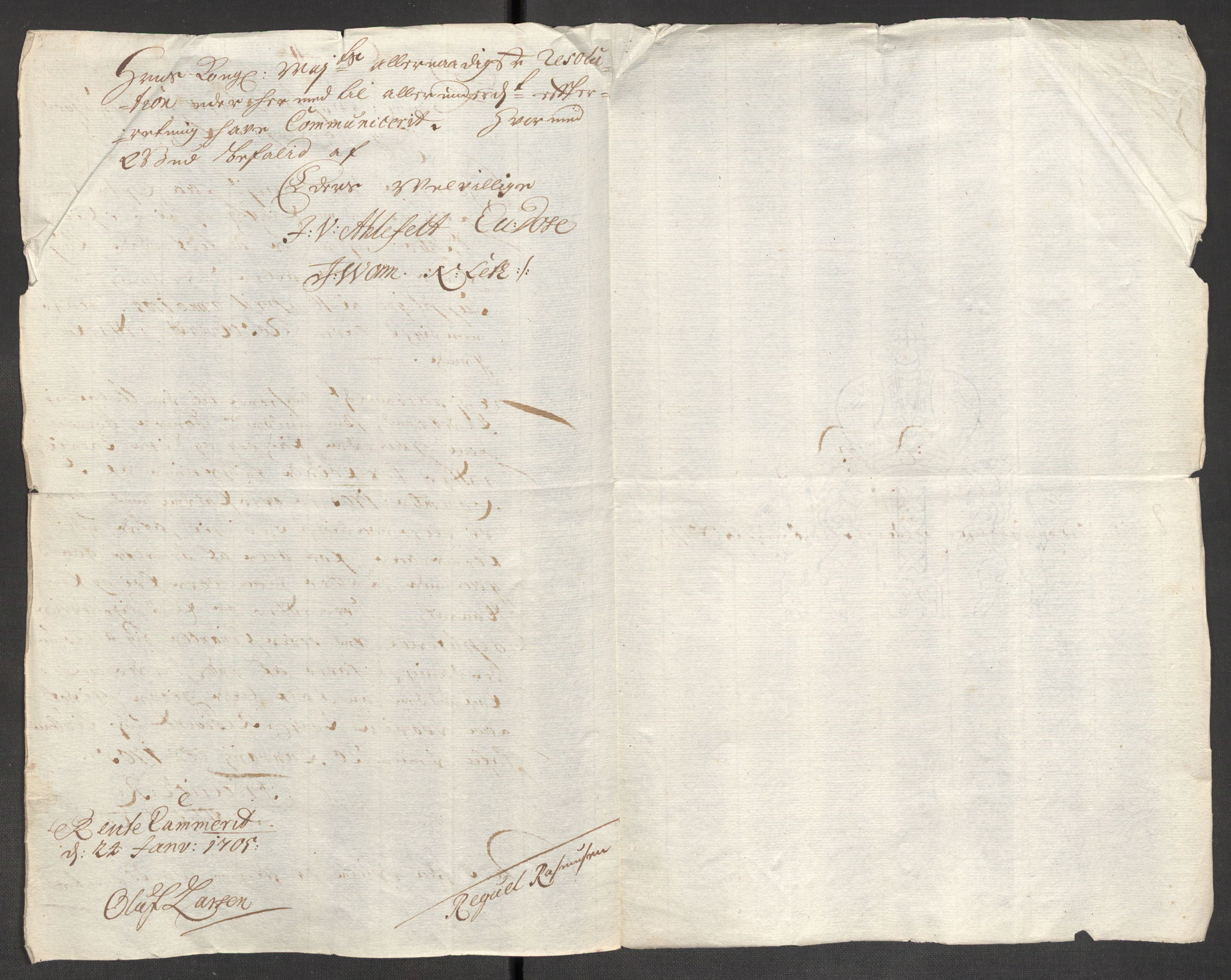 Rentekammeret inntil 1814, Reviderte regnskaper, Fogderegnskap, AV/RA-EA-4092/R48/L2982: Fogderegnskap Sunnhordland og Hardanger, 1704, s. 261