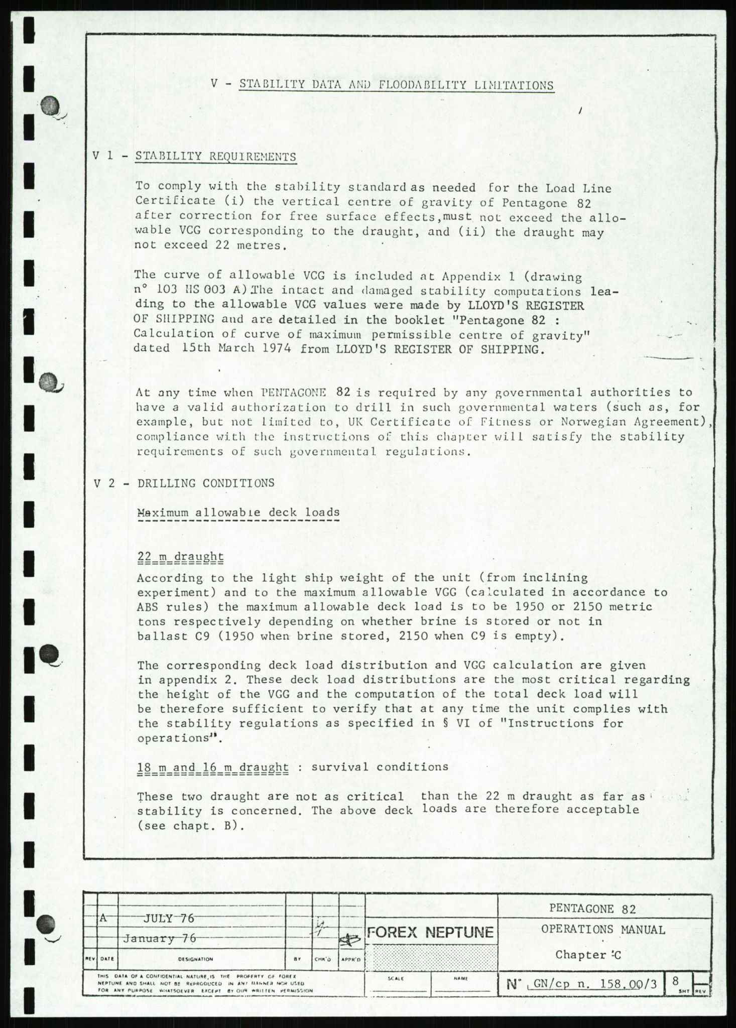 Justisdepartementet, Granskningskommisjonen ved Alexander Kielland-ulykken 27.3.1980, RA/S-1165/D/L0007: B Stavanger Drilling A/S (Doku.liste + B1-B3 av av 4)/C Phillips Petroleum Company Norway (Doku.liste + C1-C12 av 12)/D Forex Neptune (Doku.liste + D1-D8 av 9), 1980-1981, s. 443