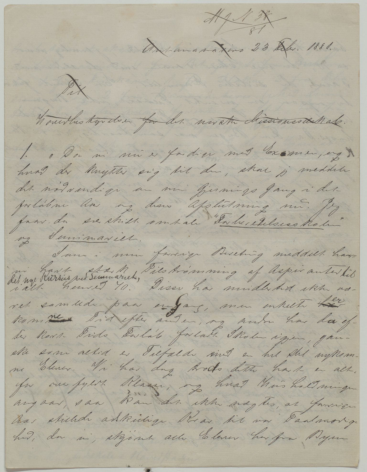 Det Norske Misjonsselskap - hovedadministrasjonen, VID/MA-A-1045/D/Da/Daa/L0035/0012: Konferansereferat og årsberetninger / Konferansereferat fra Madagaskar Innland., 1881