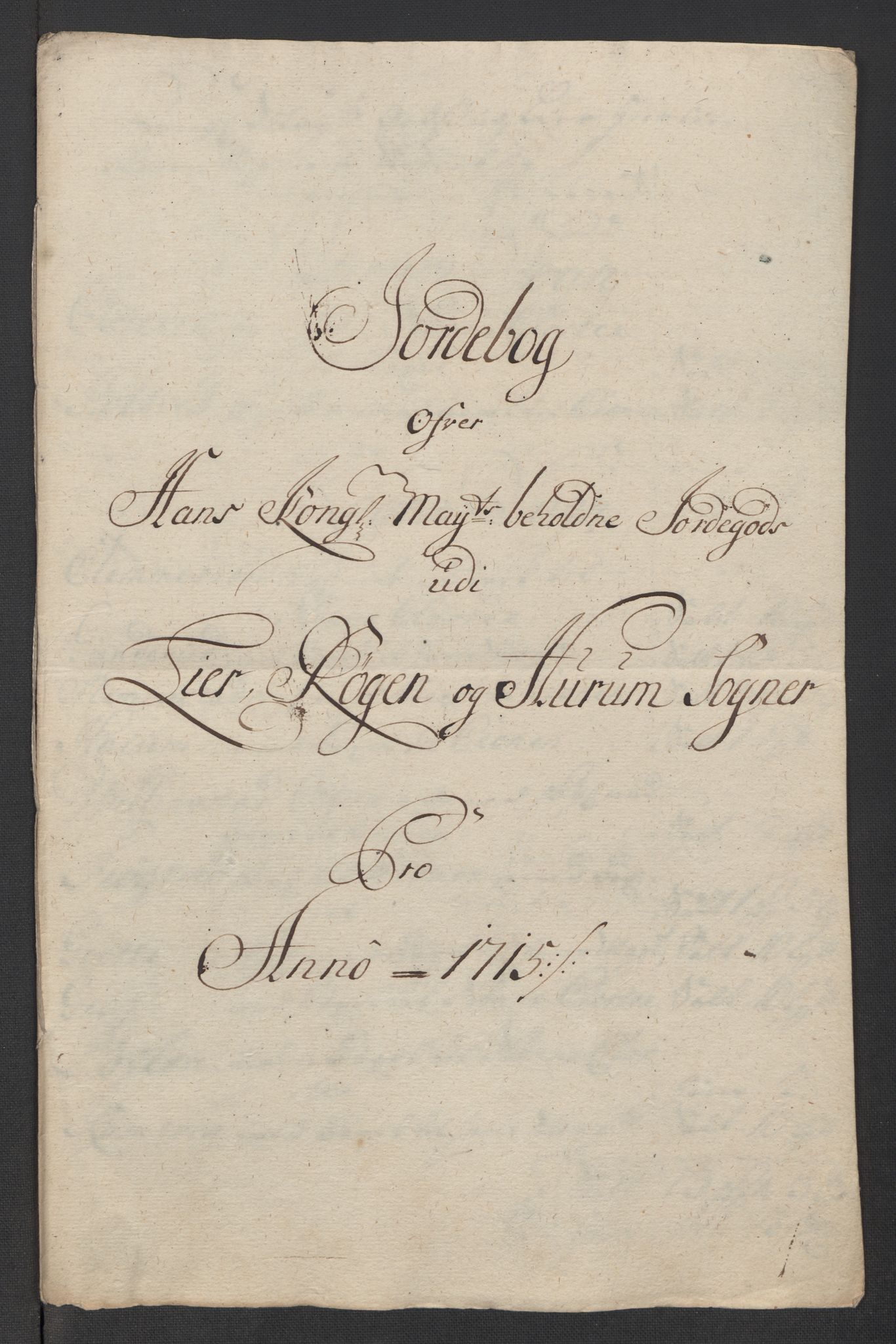 Rentekammeret inntil 1814, Reviderte regnskaper, Fogderegnskap, RA/EA-4092/R31/L1710: Fogderegnskap Hurum, Røyken, Eiker, Lier og Buskerud, 1715-1716, s. 94