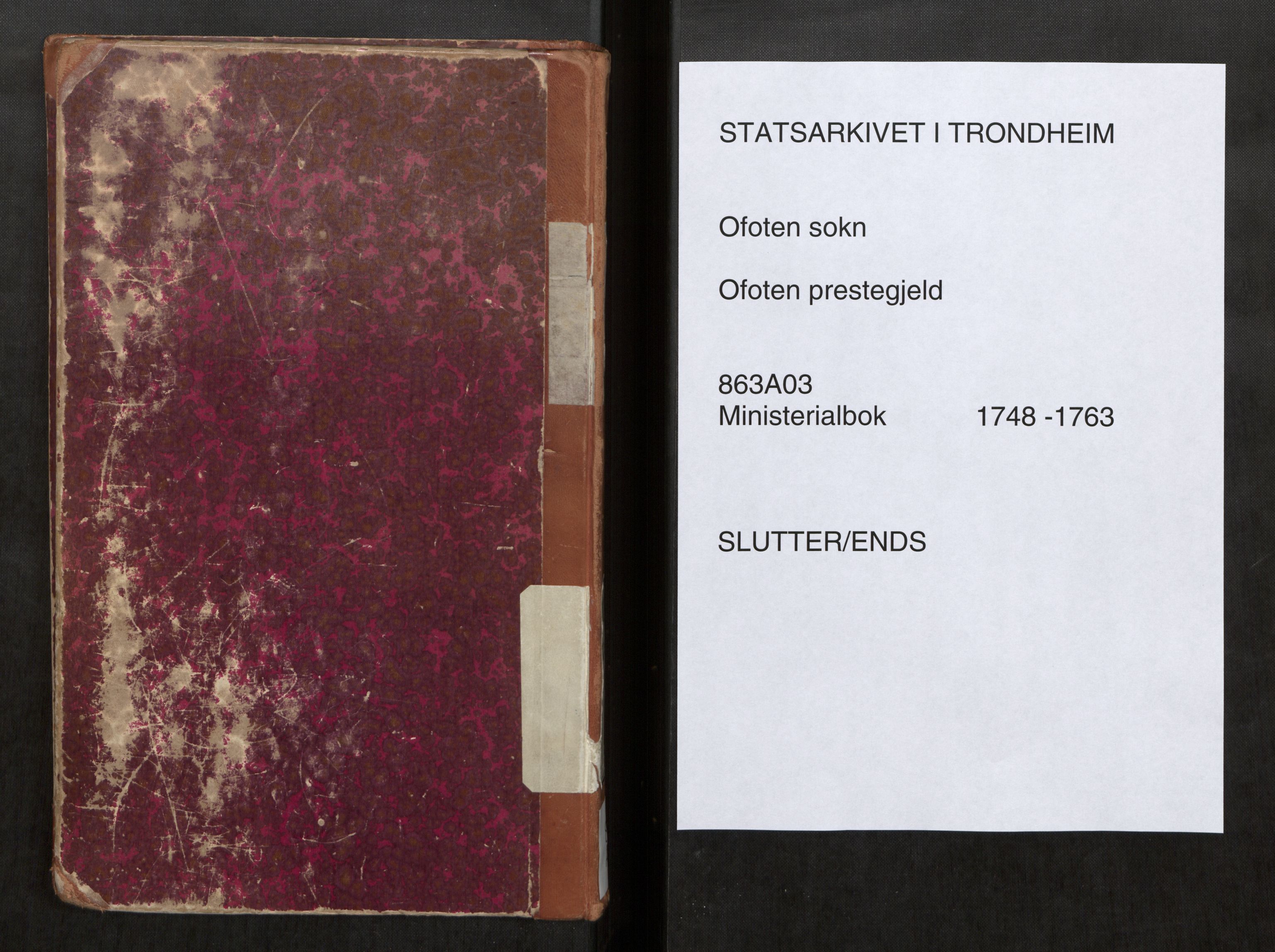 Ministerialprotokoller, klokkerbøker og fødselsregistre - Nordland, AV/SAT-A-1459/863/L0891: Ministerialbok nr. 863A03, 1748-1764