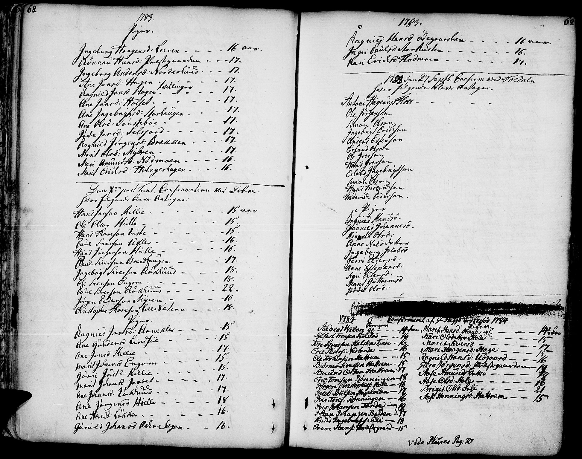 Lesja prestekontor, AV/SAH-PREST-068/H/Ha/Haa/L0002: Ministerialbok nr. 2, 1732-1776, s. 68-69