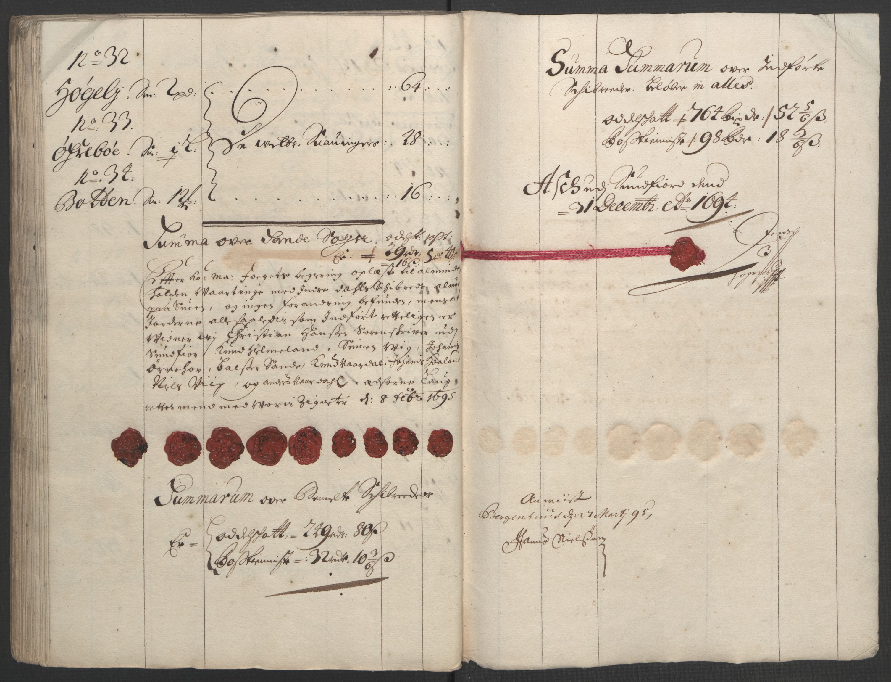 Rentekammeret inntil 1814, Reviderte regnskaper, Fogderegnskap, RA/EA-4092/R53/L3421: Fogderegnskap Sunn- og Nordfjord, 1693-1694, s. 306