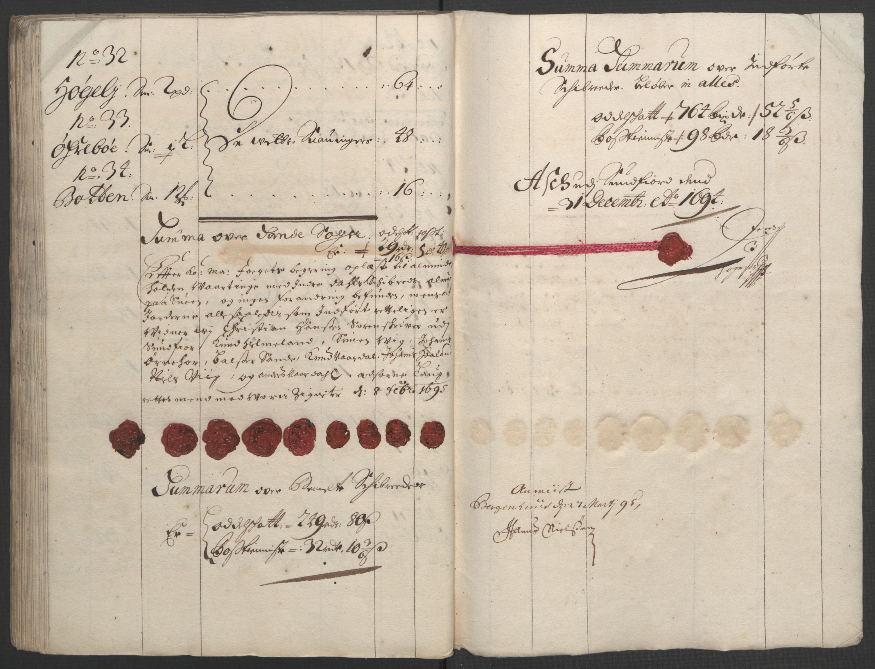 Rentekammeret inntil 1814, Reviderte regnskaper, Fogderegnskap, AV/RA-EA-4092/R53/L3421: Fogderegnskap Sunn- og Nordfjord, 1693-1694, s. 306