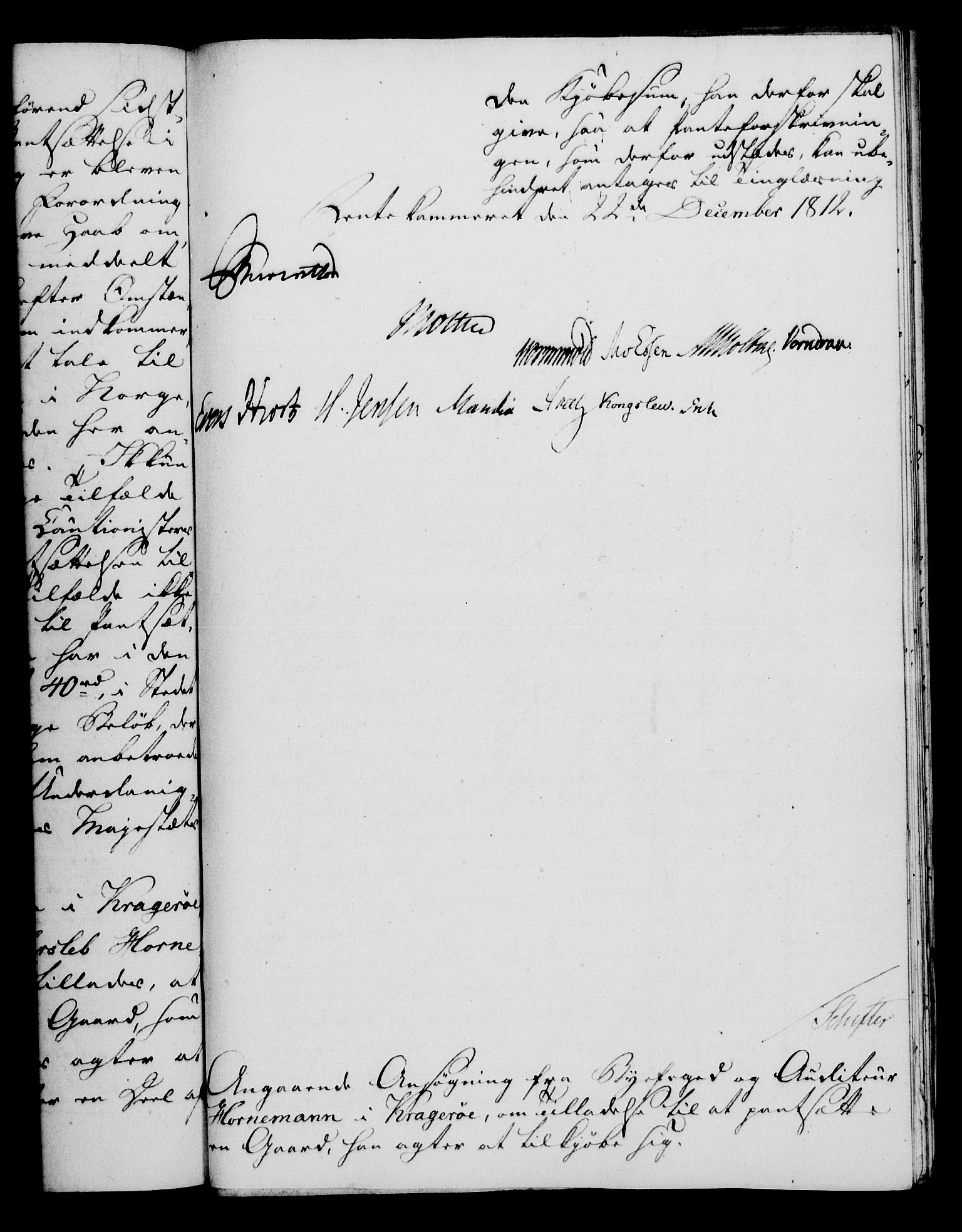 Rentekammeret, Kammerkanselliet, RA/EA-3111/G/Gf/Gfa/L0095: Norsk relasjons- og resolusjonsprotokoll (merket RK 52.95), 1813-1814, s. 63