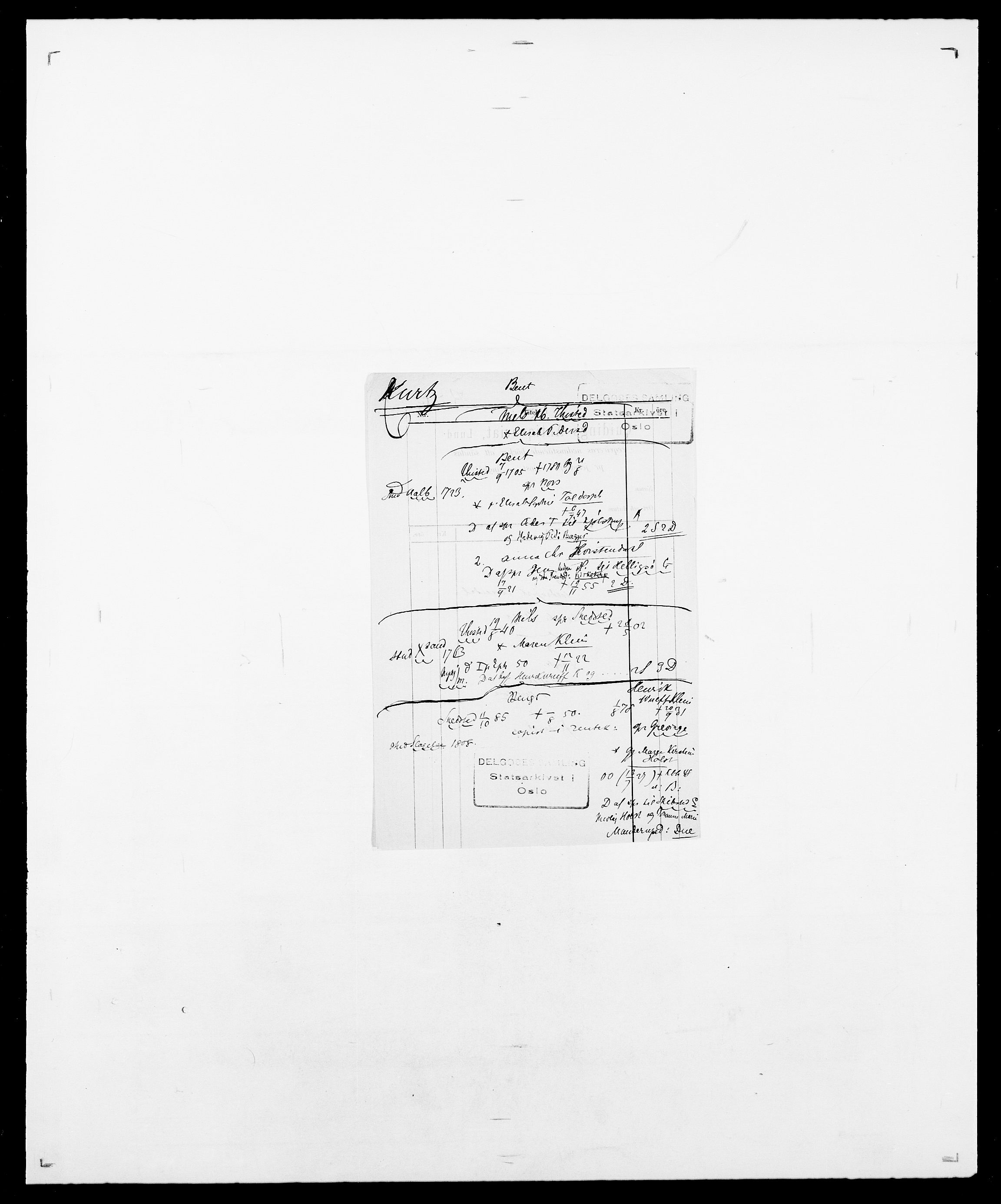 Delgobe, Charles Antoine - samling, AV/SAO-PAO-0038/D/Da/L0022: Krog - Lasteen, s. 228
