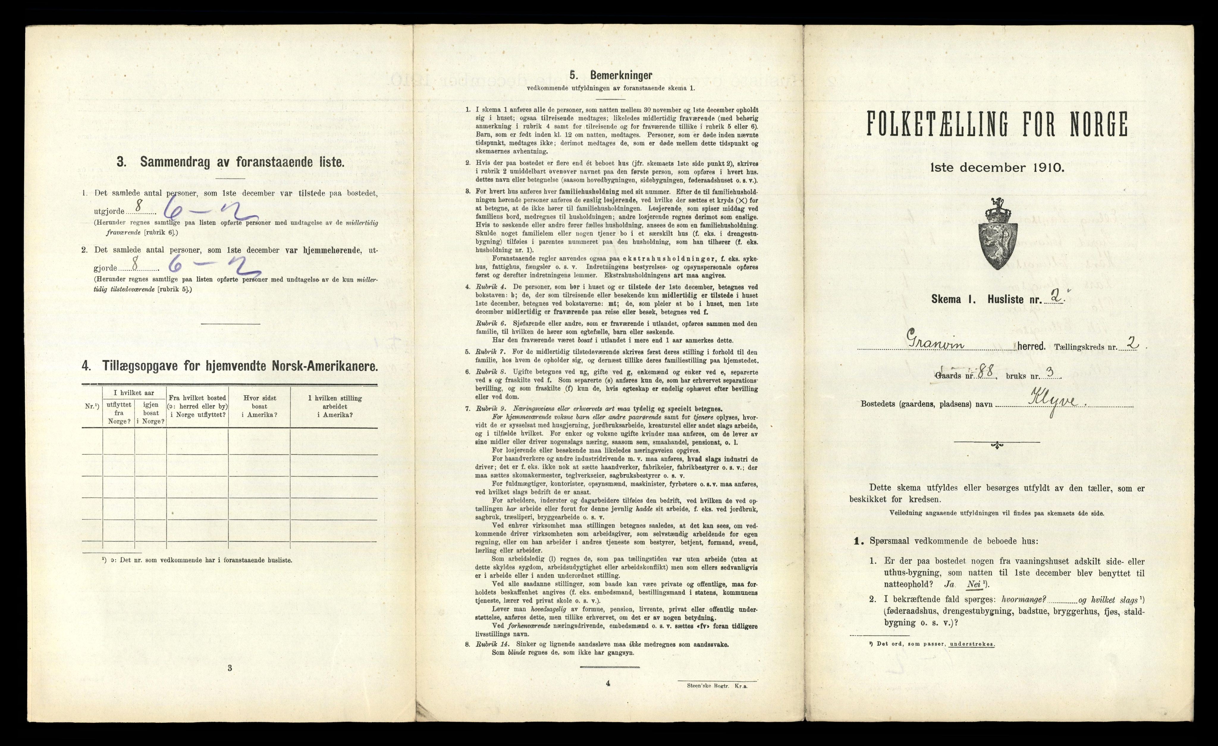 RA, Folketelling 1910 for 1234 Granvin herred, 1910, s. 54