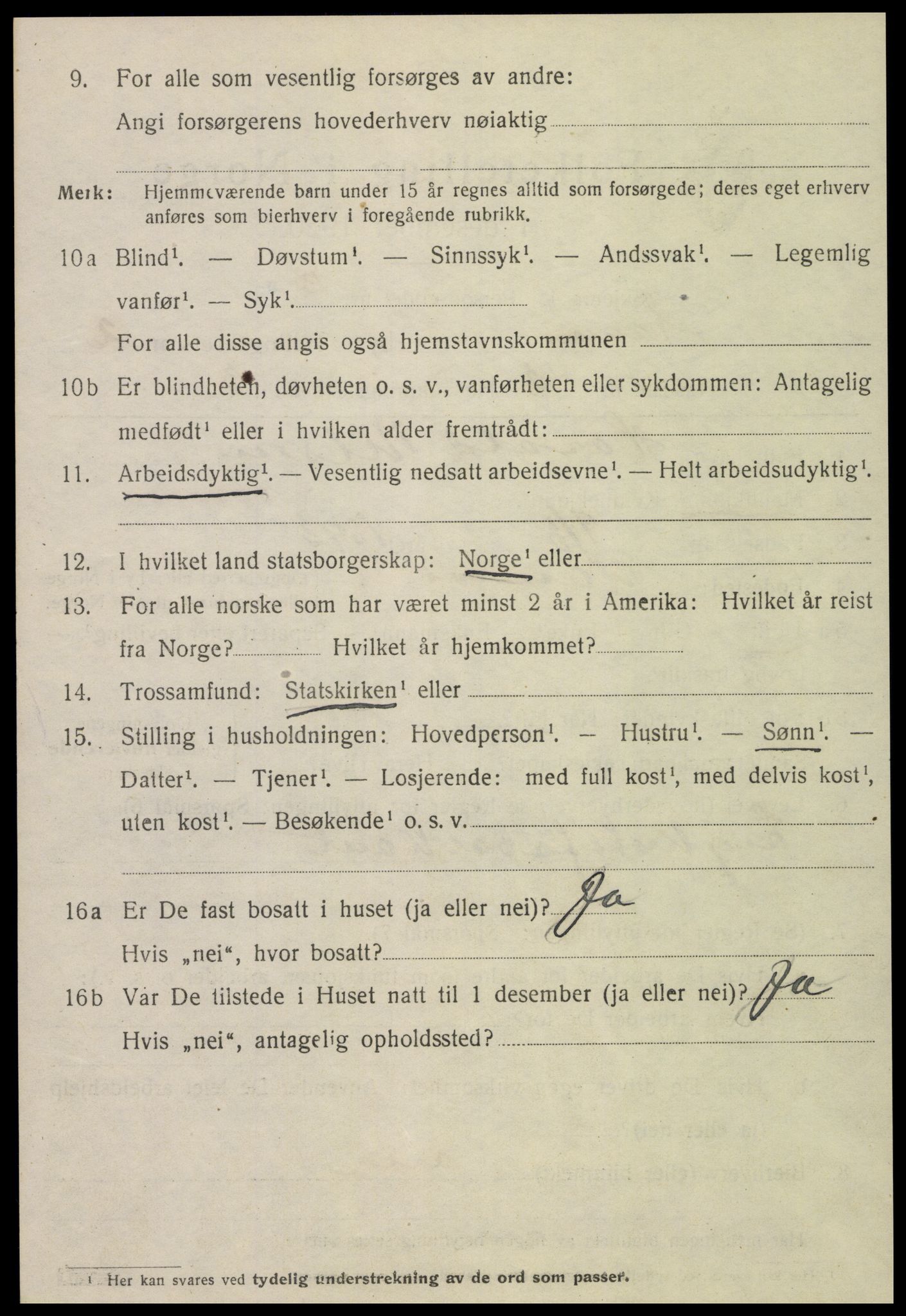 SAT, Folketelling 1920 for 1703 Namsos ladested, 1920, s. 3712