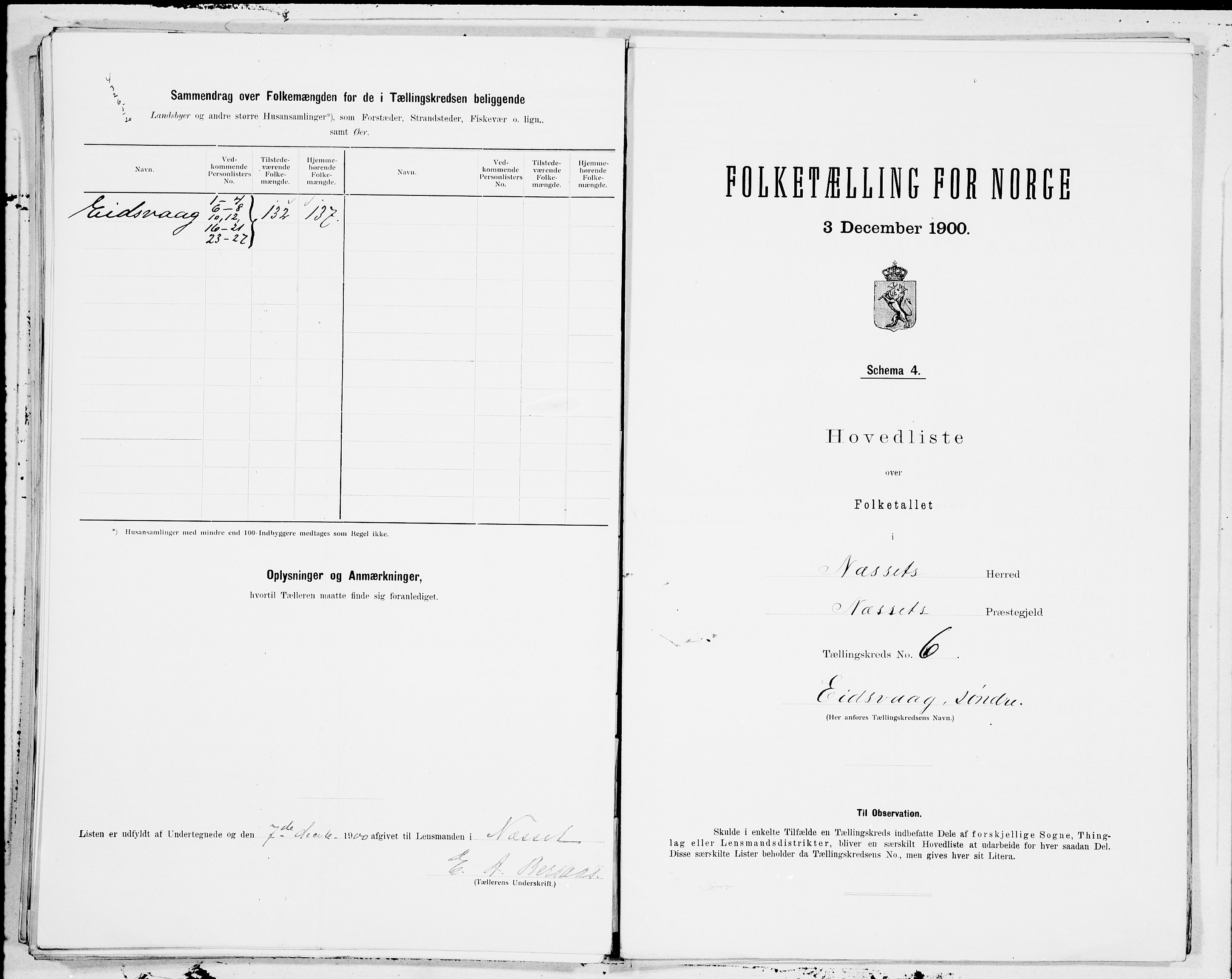 SAT, Folketelling 1900 for 1543 Nesset herred, 1900, s. 12