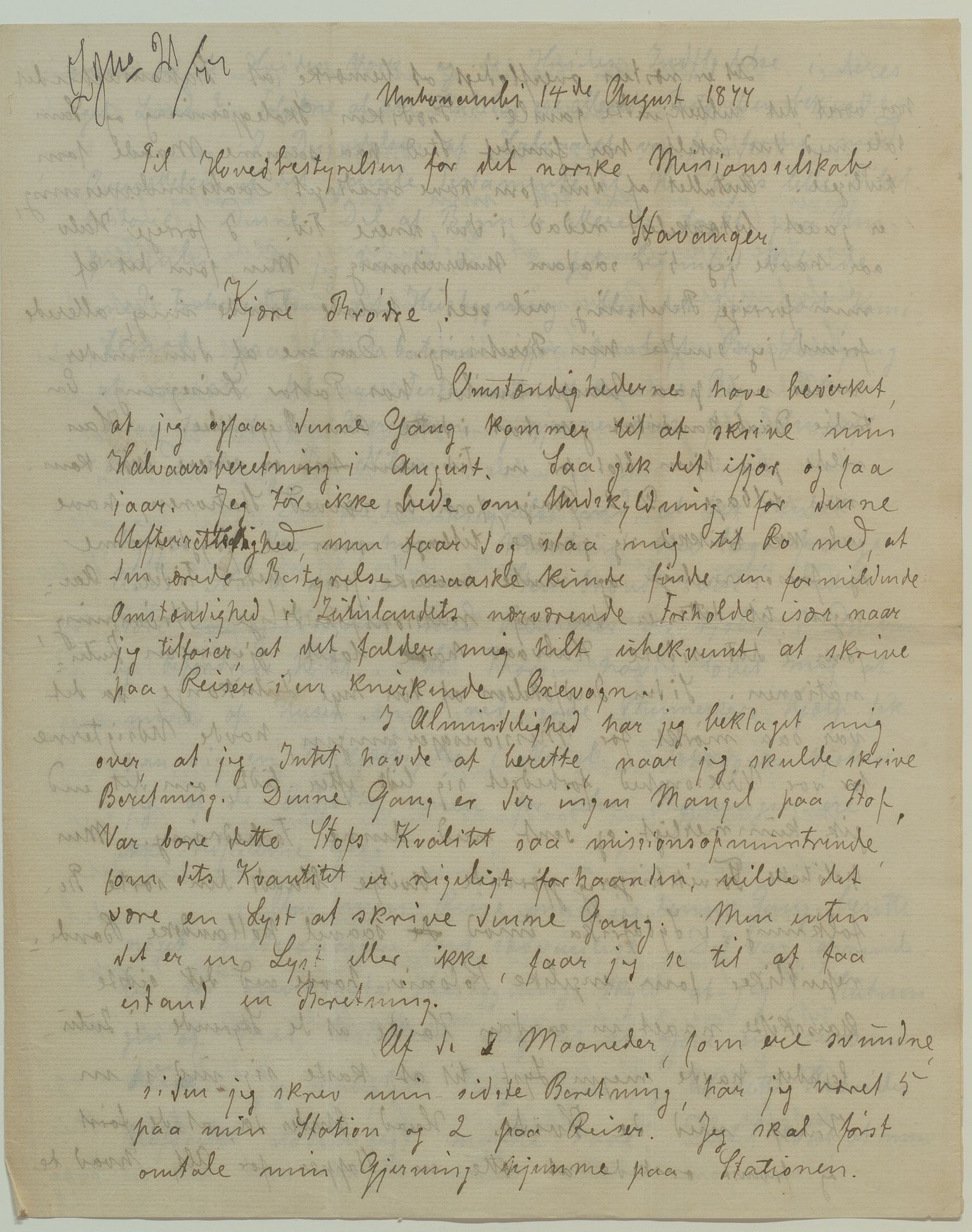 Det Norske Misjonsselskap - hovedadministrasjonen, VID/MA-A-1045/D/Da/Daa/L0035/0004: Konferansereferat og årsberetninger / Konferanse-referat fra Sør-Afrika., 1877