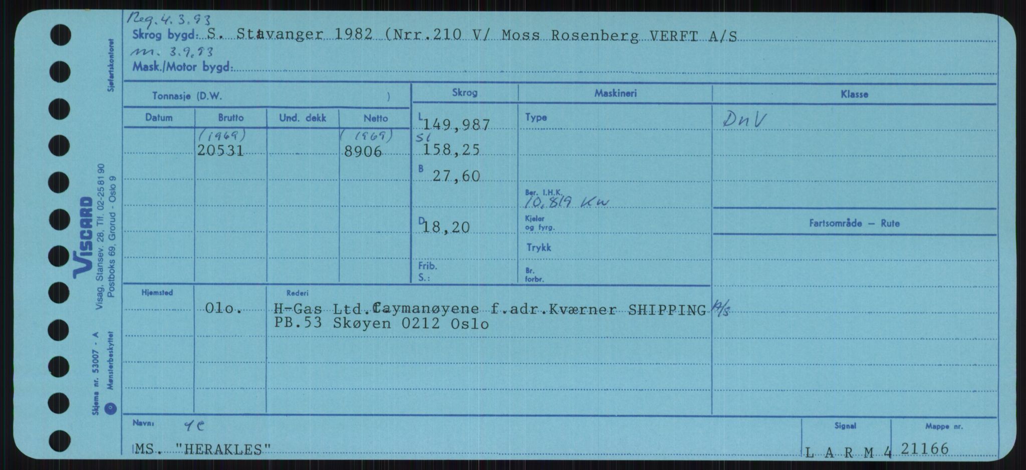 Sjøfartsdirektoratet med forløpere, Skipsmålingen, AV/RA-S-1627/H/Ha/L0002/0002: Fartøy, Eik-Hill / Fartøy, G-Hill, s. 851