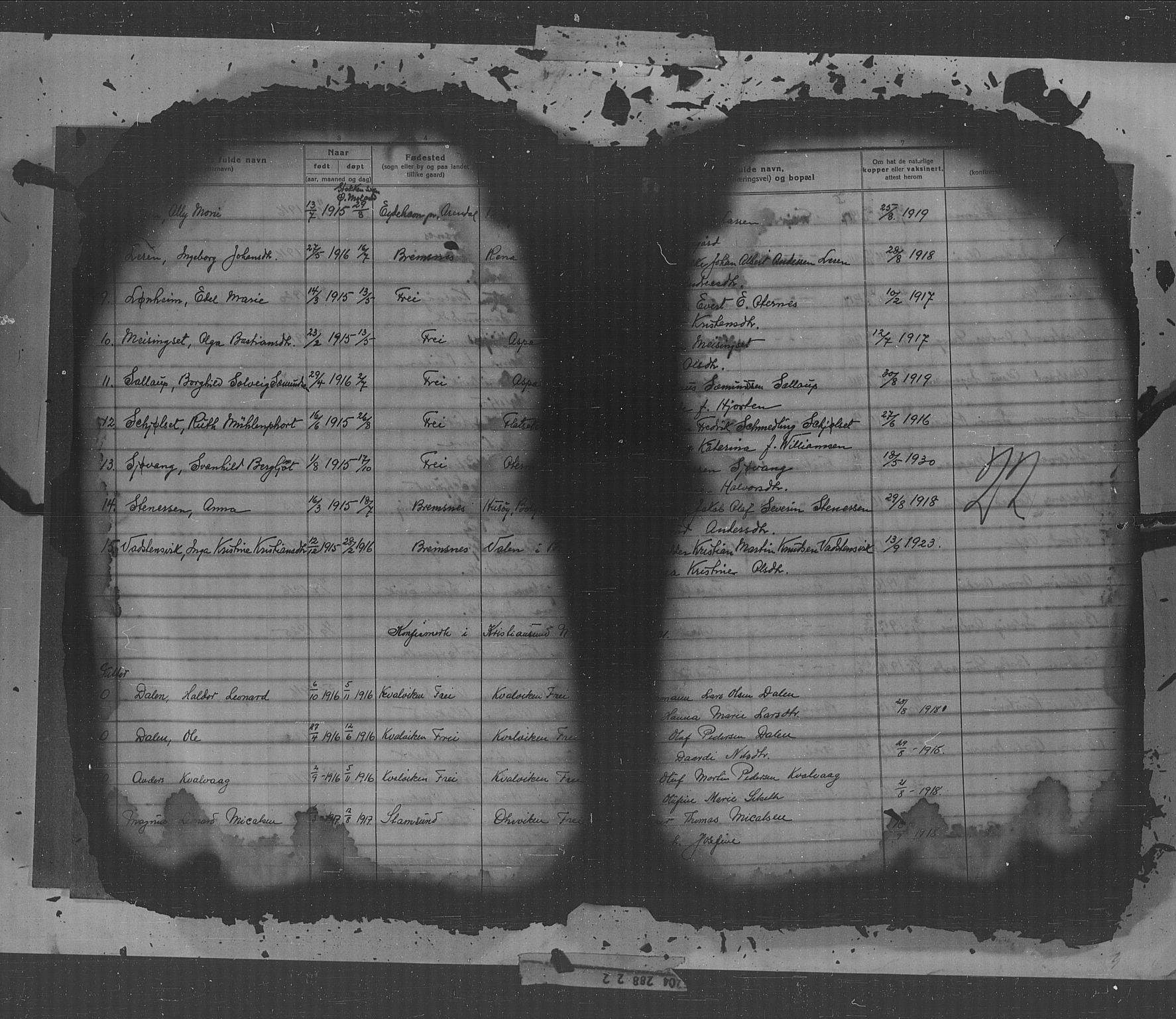 Kristiansund sokneprestkontor, AV/SAT-A-1068/1/I/I1: Ministerialbok nr. 32, 1920-1940, s. 22