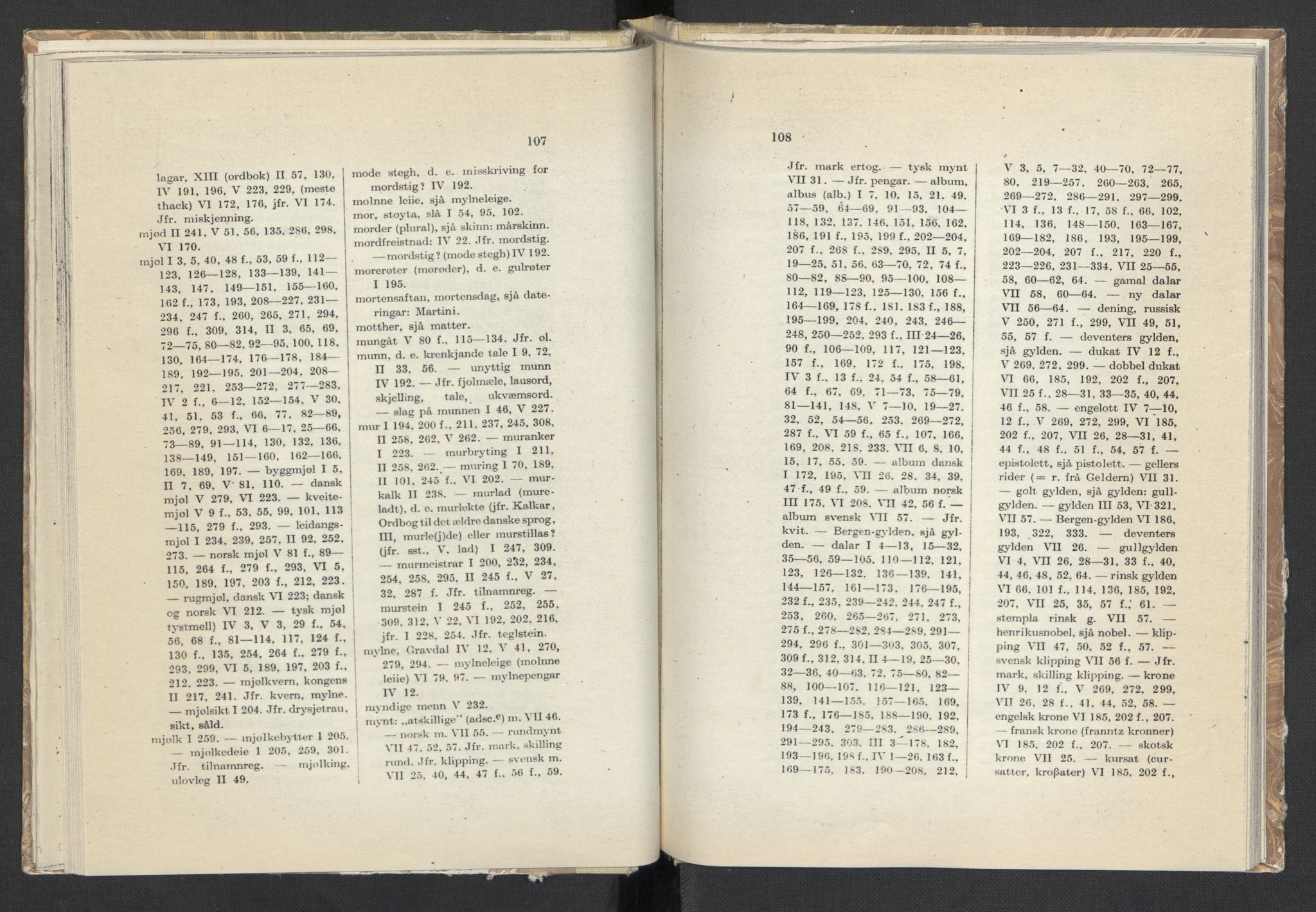 Publikasjoner utgitt av Arkivverket, PUBL/PUBL-001/C/0008: Sakregister, 1548-1567, s. 107-108
