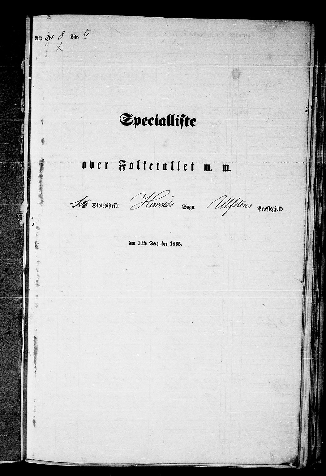 RA, Folketelling 1865 for 1516P Ulstein prestegjeld, 1865, s. 112