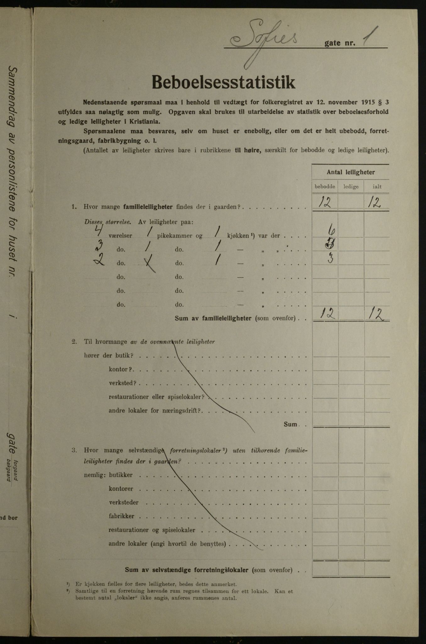 OBA, Kommunal folketelling 1.12.1923 for Kristiania, 1923, s. 108805