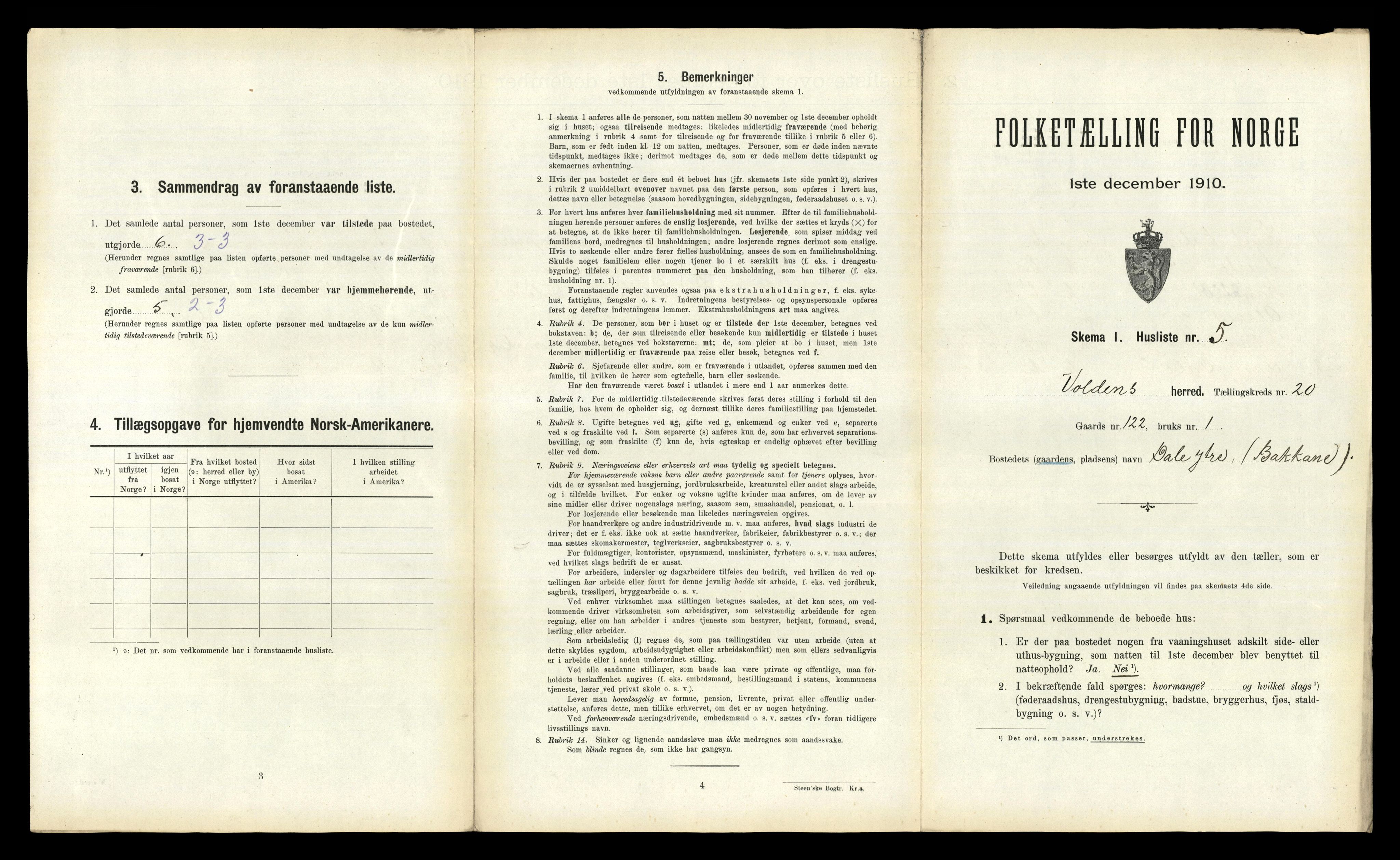 RA, Folketelling 1910 for 1519 Volda herred, 1910, s. 1374