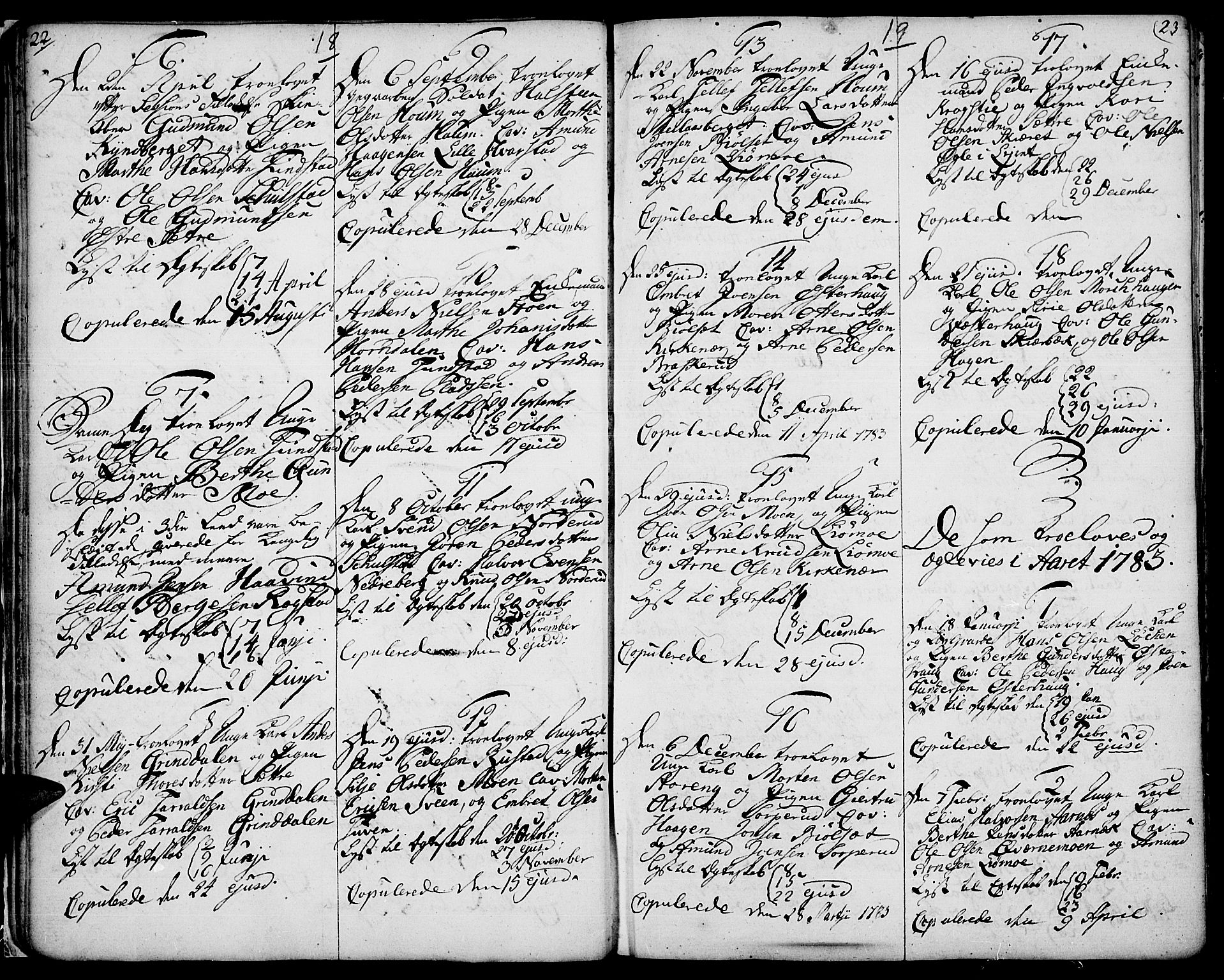 Elverum prestekontor, AV/SAH-PREST-044/H/Ha/Haa/L0005: Ministerialbok nr. 5, 1777-1793, s. 18-19