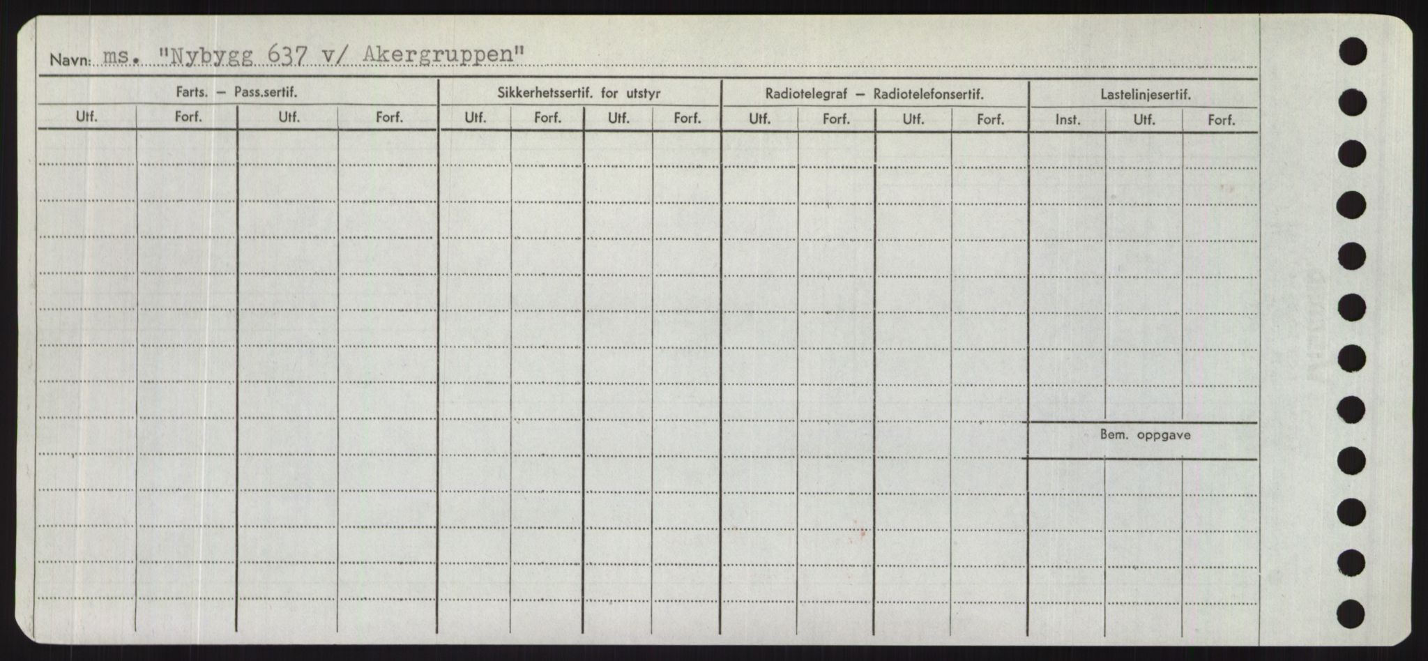 Sjøfartsdirektoratet med forløpere, Skipsmålingen, RA/S-1627/H/Hd/L0027: Fartøy, Norhop-Nør, s. 354