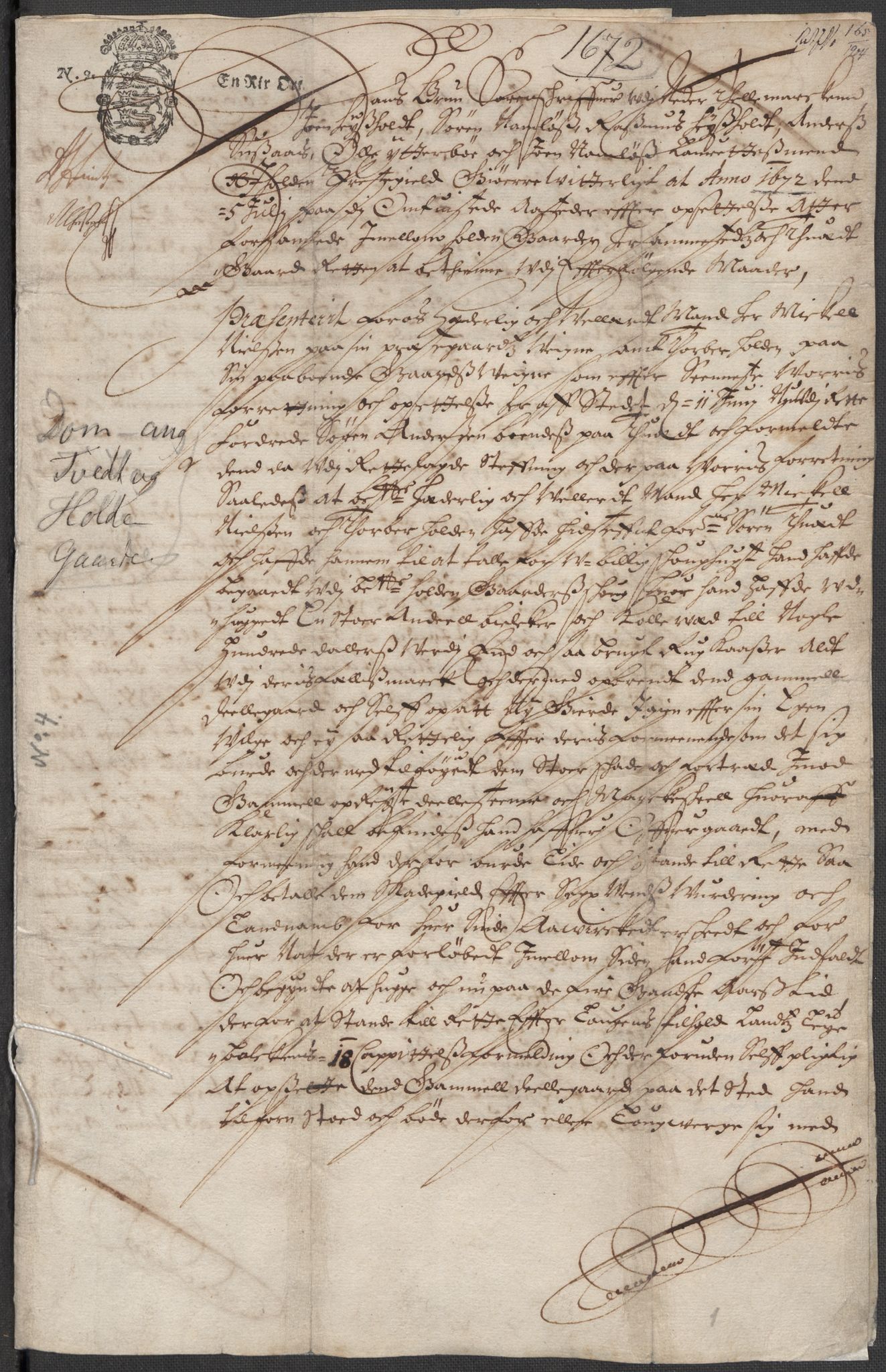 Riksarkivets diplomsamling, RA/EA-5965/F15/L0026: Prestearkiv - Telemark, 1575-1838, s. 76