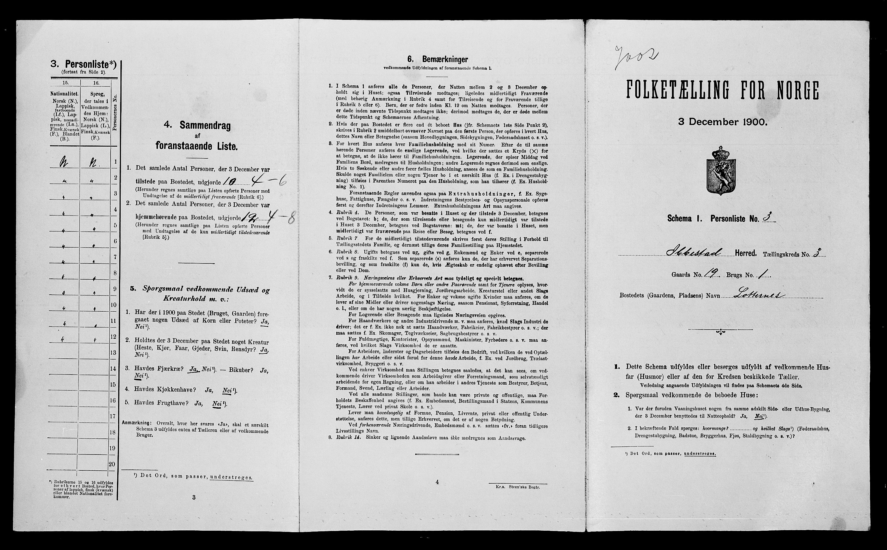 SATØ, Folketelling 1900 for 1917 Ibestad herred, 1900, s. 468