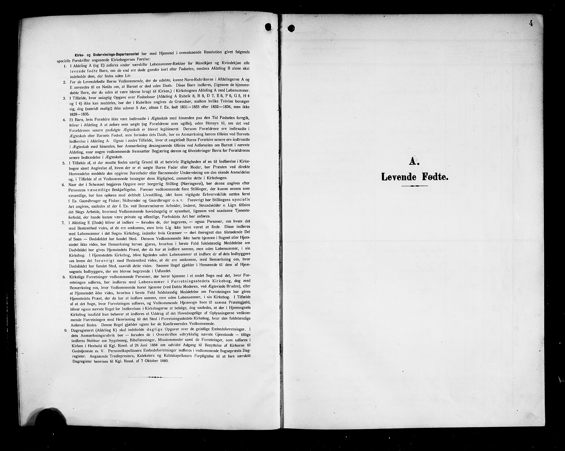 Stryn Sokneprestembete, SAB/A-82501: Klokkerbok nr. A 3, 1906-1924, s. 4
