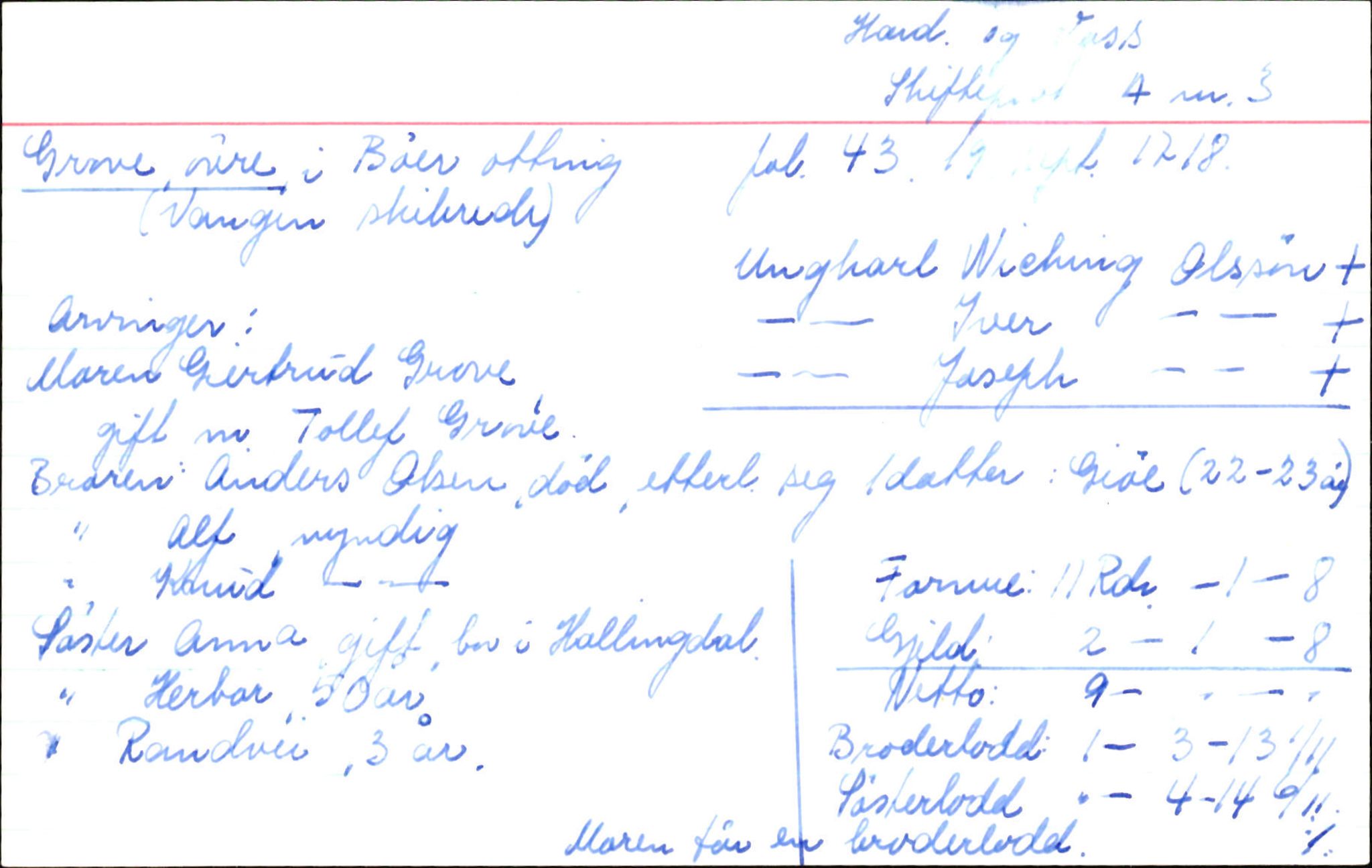 Skiftekort ved Statsarkivet i Bergen, SAB/SKIFTEKORT/002/L0001: Skifteprotokoll nr. 1-3, 1695-1721, s. 1283