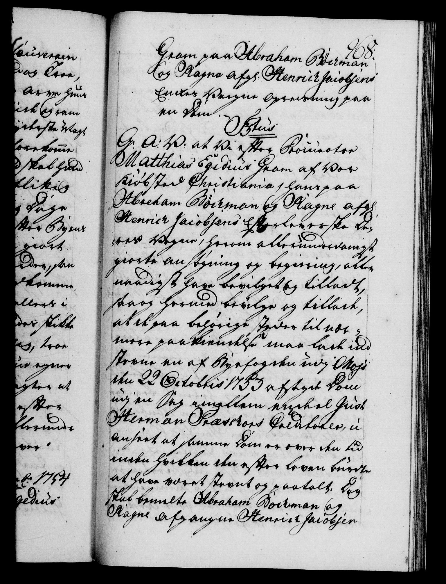 Danske Kanselli 1572-1799, AV/RA-EA-3023/F/Fc/Fca/Fcaa/L0038: Norske registre, 1753-1754, s. 968a