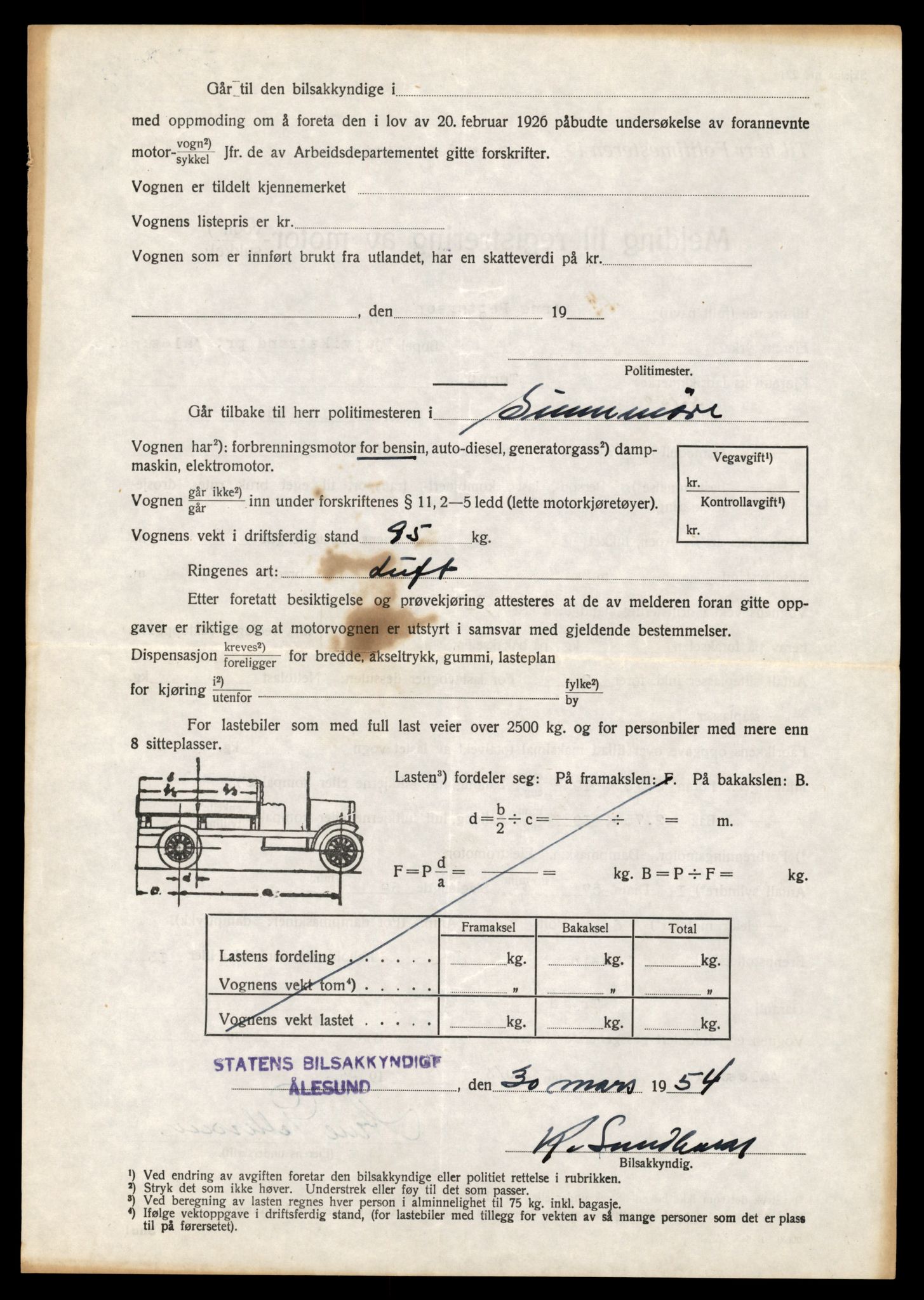 Møre og Romsdal vegkontor - Ålesund trafikkstasjon, AV/SAT-A-4099/F/Fe/L0037: Registreringskort for kjøretøy T 13031 - T 13179, 1927-1998, s. 1377