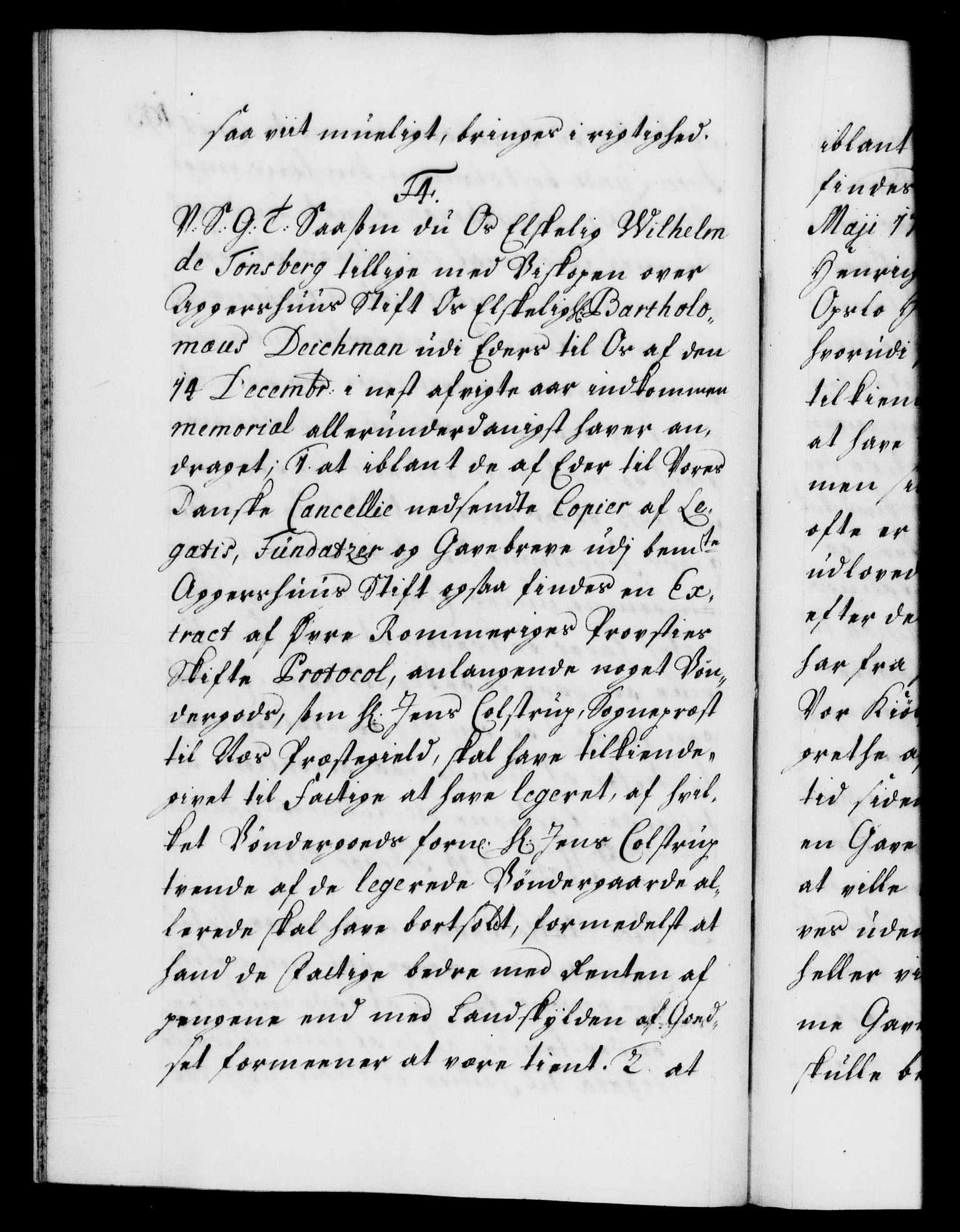Danske Kanselli 1572-1799, AV/RA-EA-3023/F/Fc/Fca/Fcab/L0020: Norske tegnelser, 1715-1718, s. 193b