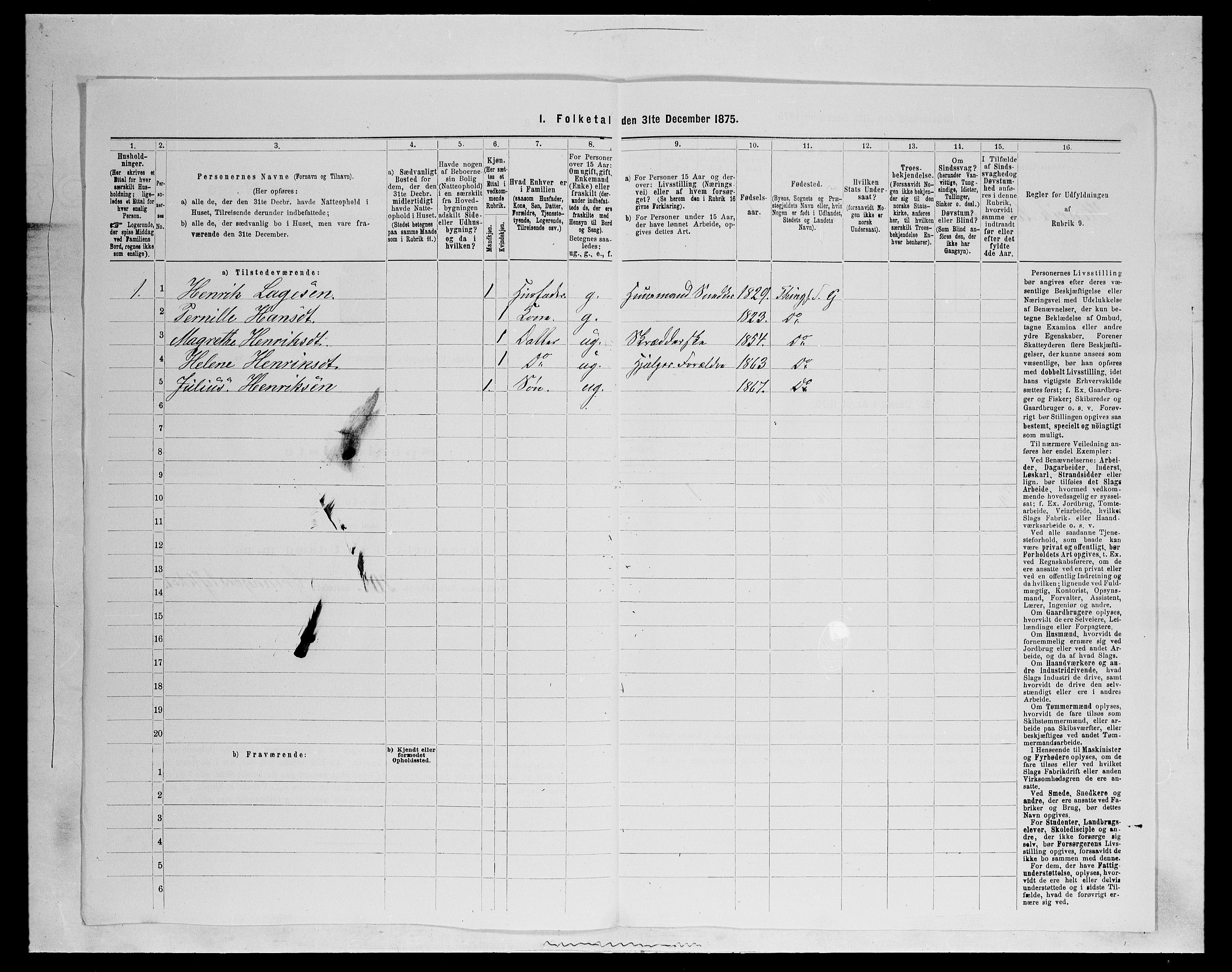 SAH, Folketelling 1875 for 0534P Gran prestegjeld, 1875, s. 1181