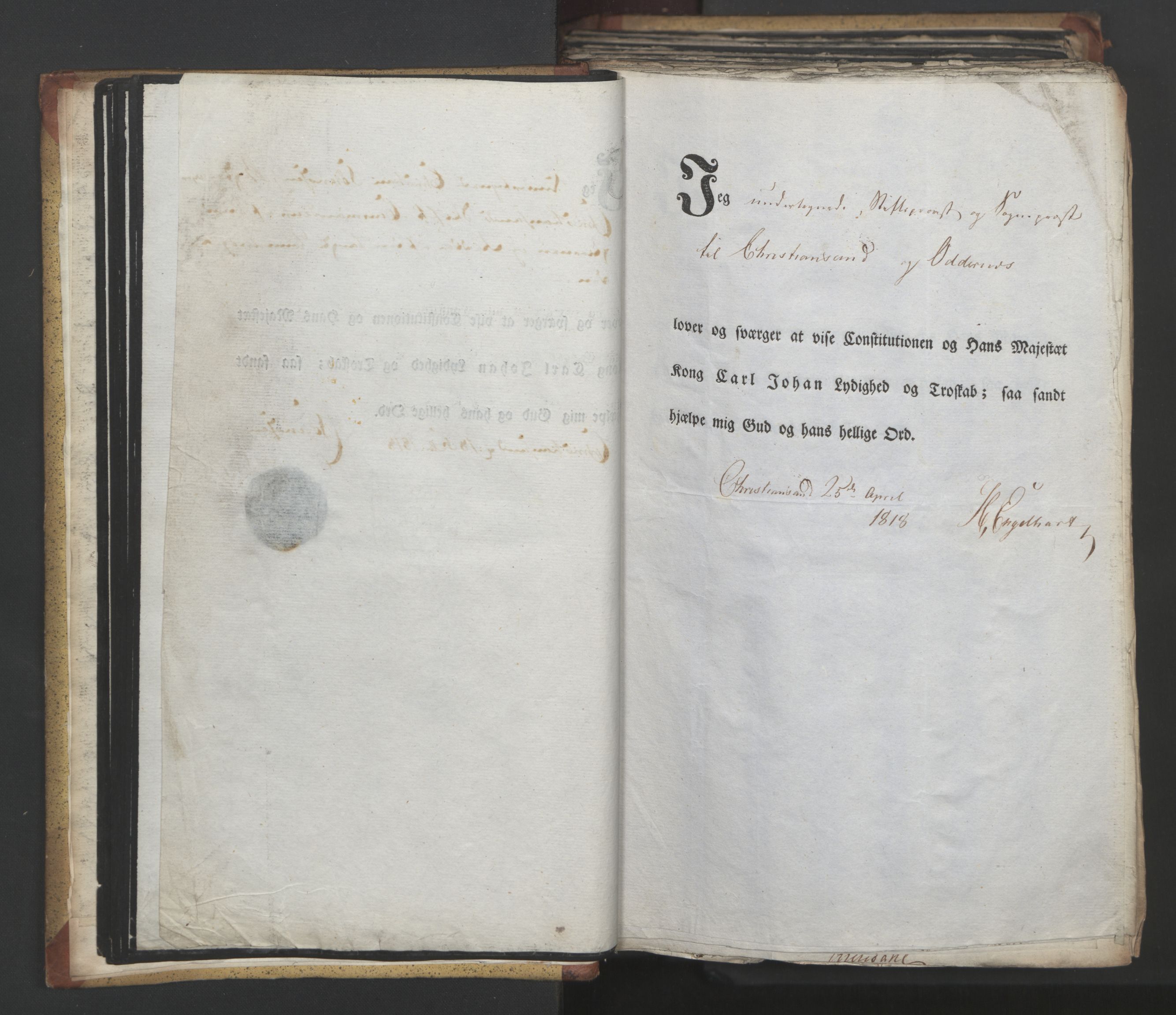 Statsrådsavdelingen i Stockholm, AV/RA-S-1003/D/Da/L0014: Regjeringsinnstillinger nr. 2890-3057, 1818, s. 23