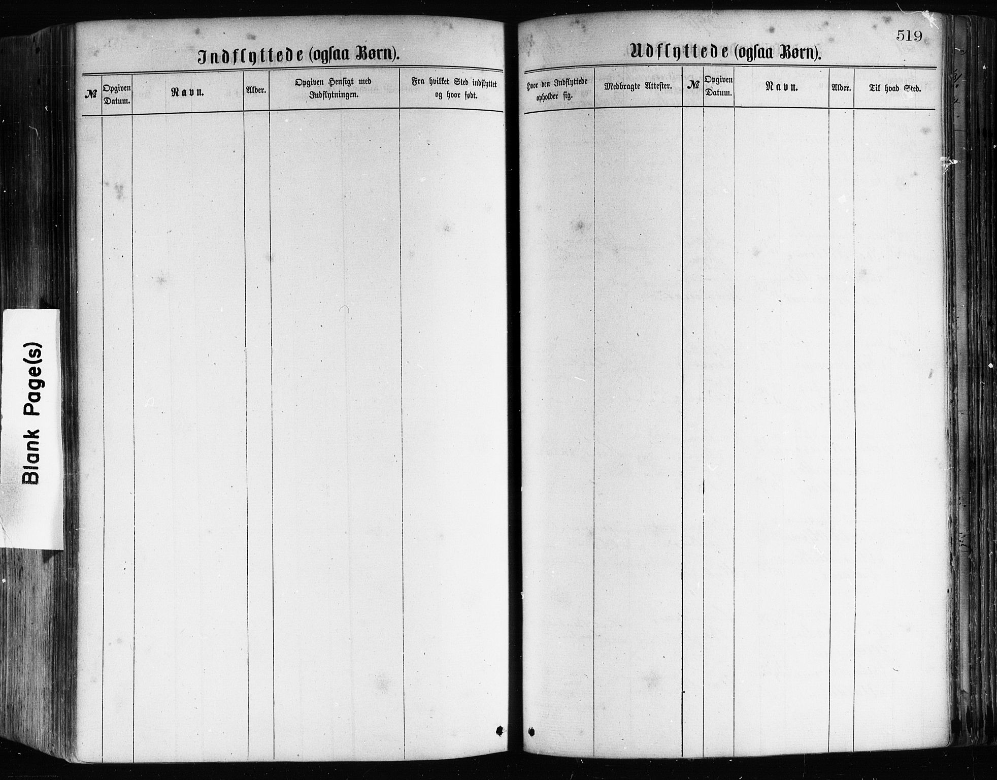 Hamre sokneprestembete, AV/SAB-A-75501/H/Ha/Haa/Haaa/L0015: Ministerialbok nr. A 15, 1870-1881, s. 519