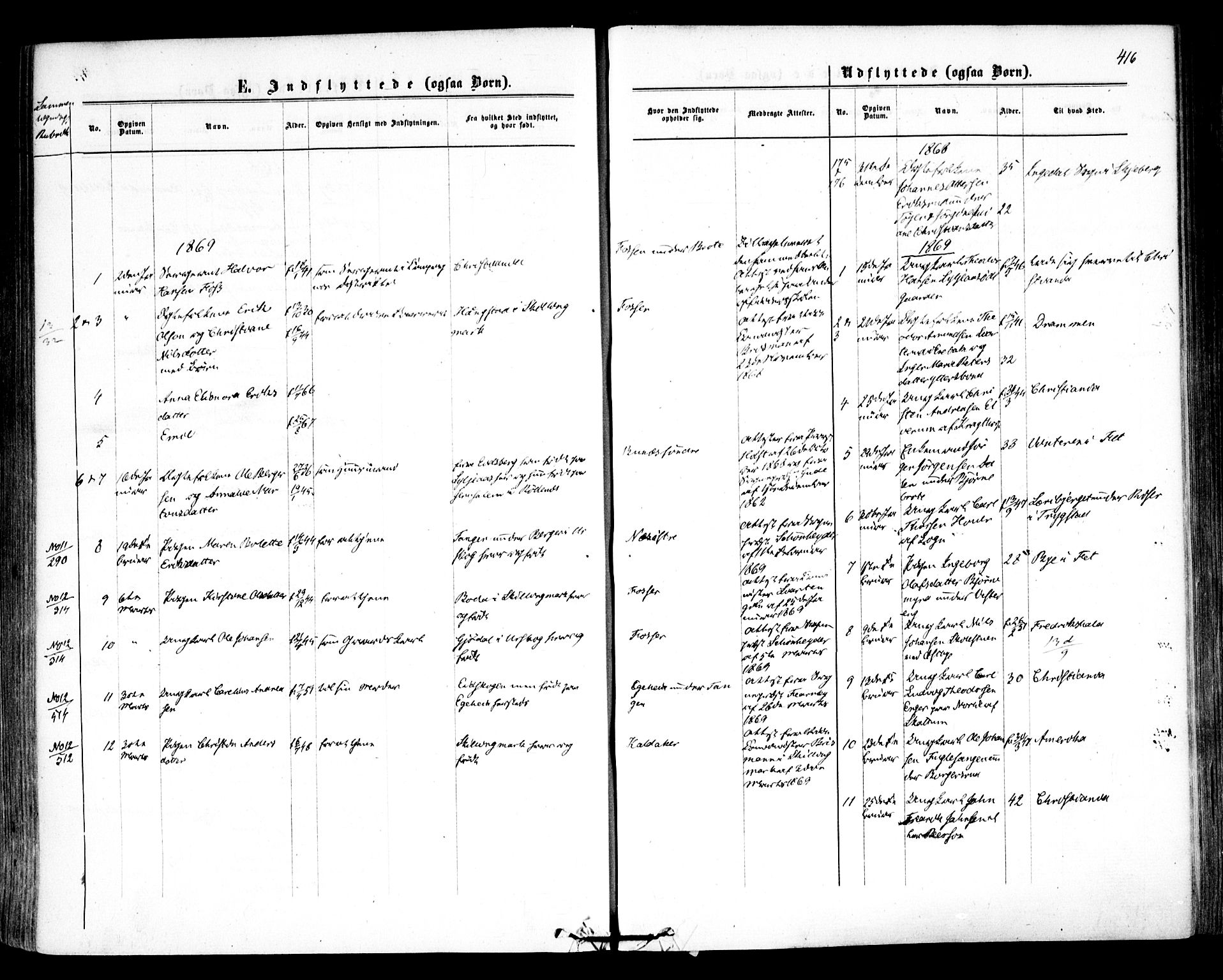 Høland prestekontor Kirkebøker, SAO/A-10346a/F/Fa/L0011: Ministerialbok nr. I 11, 1862-1869, s. 416