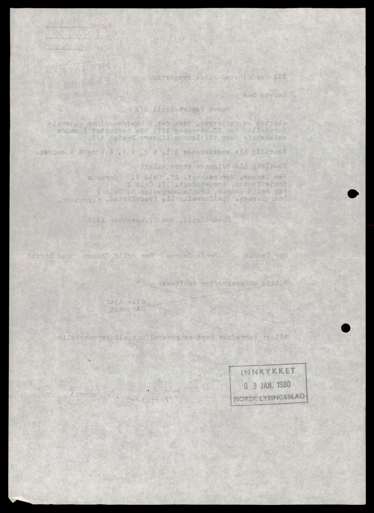Fredrikstad tingrett, AV/SAT-A-10473/K/Kb/Kba/L0029: Enkeltmannsforetak, aksjeselskap og andelslag, Norsk P-Ny, 1944-1990, s. 4