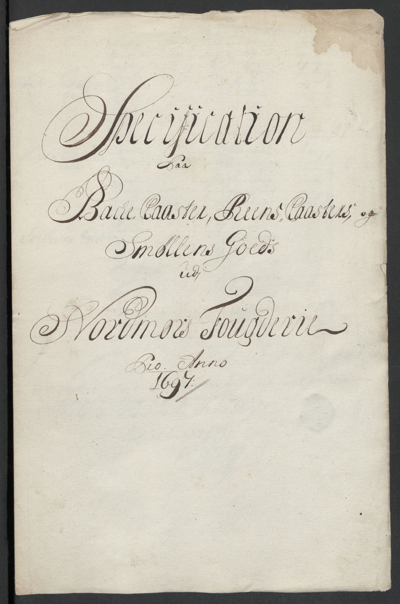 Rentekammeret inntil 1814, Reviderte regnskaper, Fogderegnskap, RA/EA-4092/R56/L3737: Fogderegnskap Nordmøre, 1697-1698, s. 177
