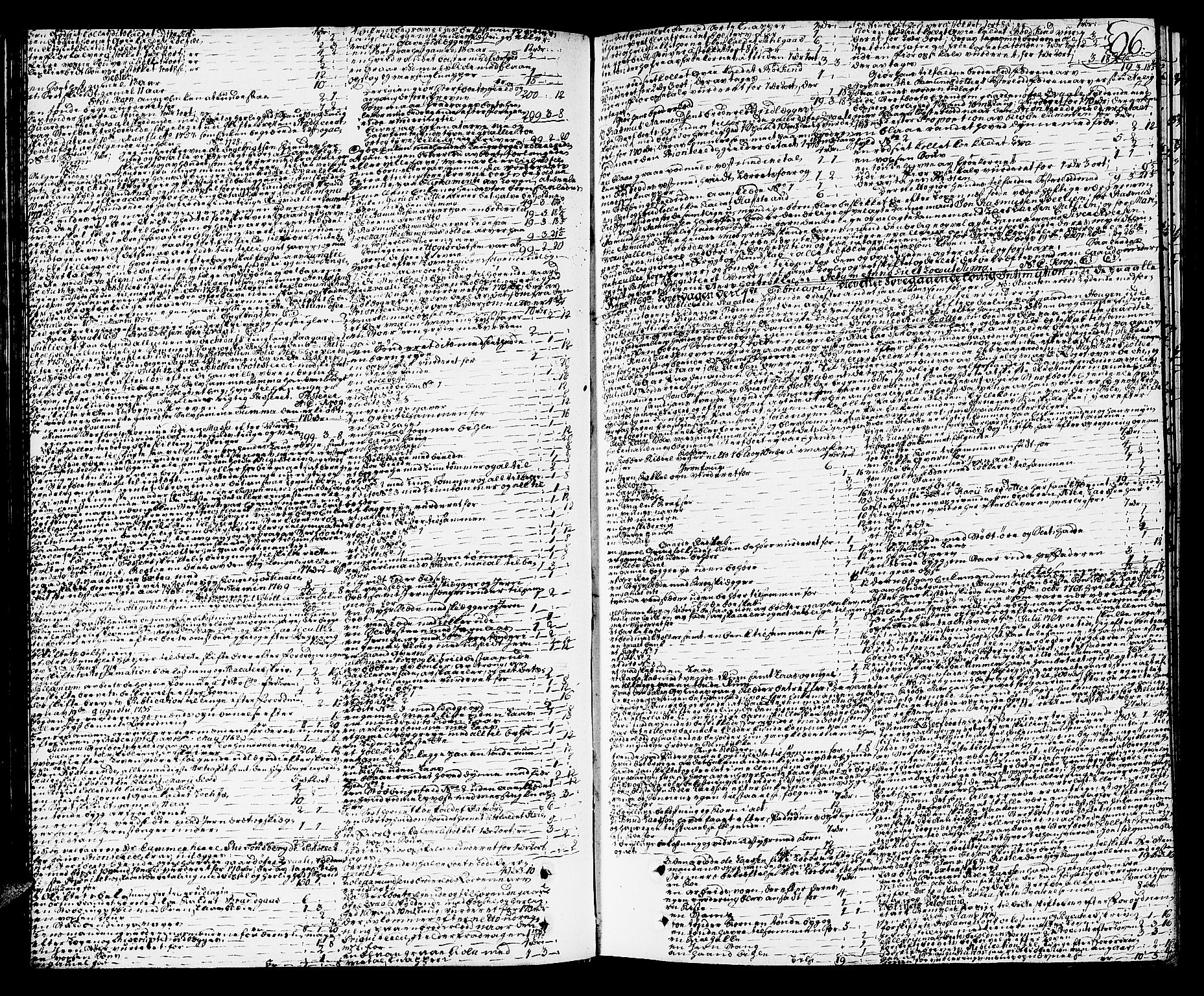 Orkdal sorenskriveri, SAT/A-4169/1/3/3Aa/L0007: Skifteprotokoller, 1767-1782, s. 95b-96a