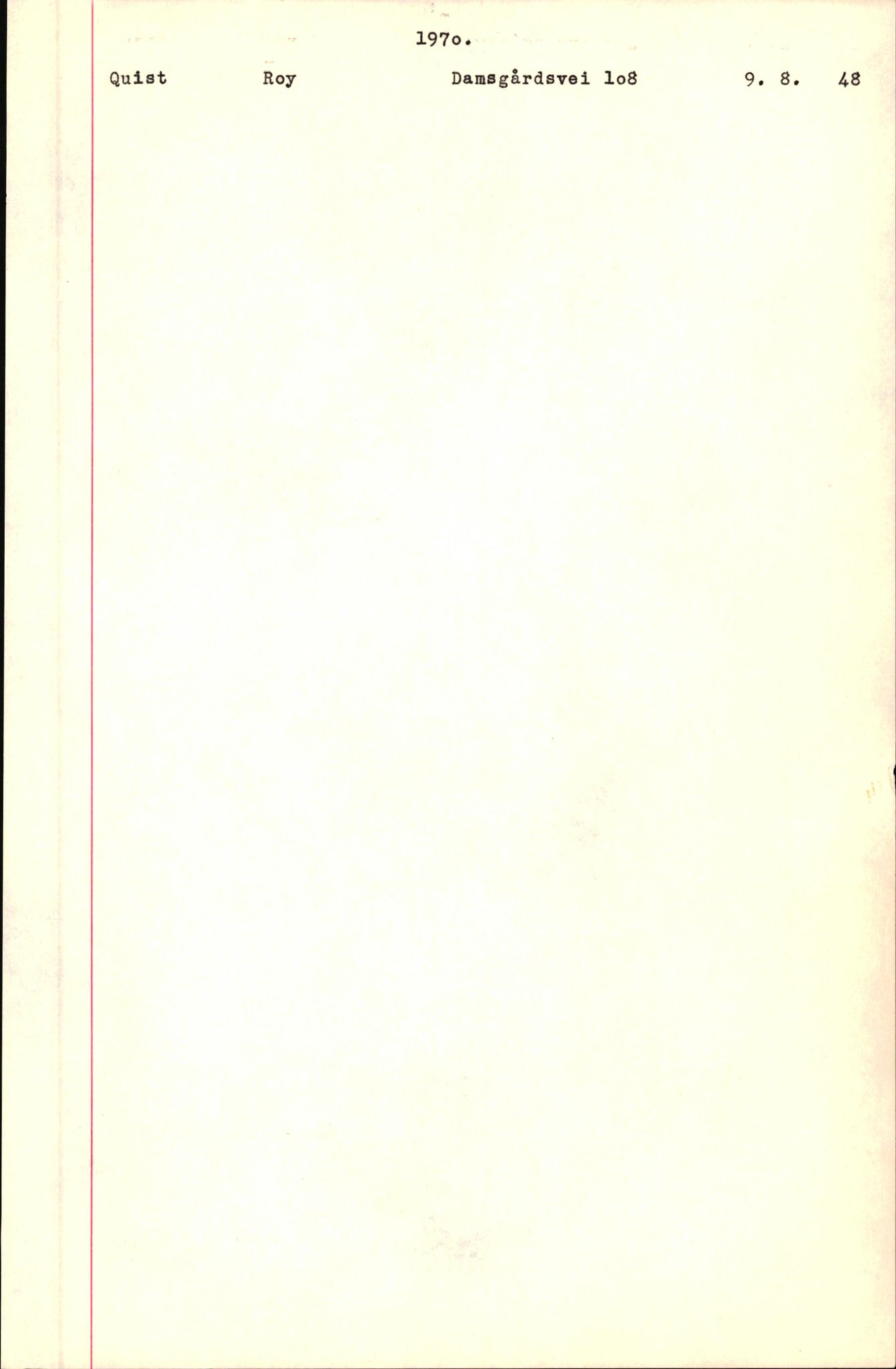 Byfogd og Byskriver i Bergen, SAB/A-3401/06/06Nb/L0009: Register til dødsfalljournaler, 1970-1972, s. 107