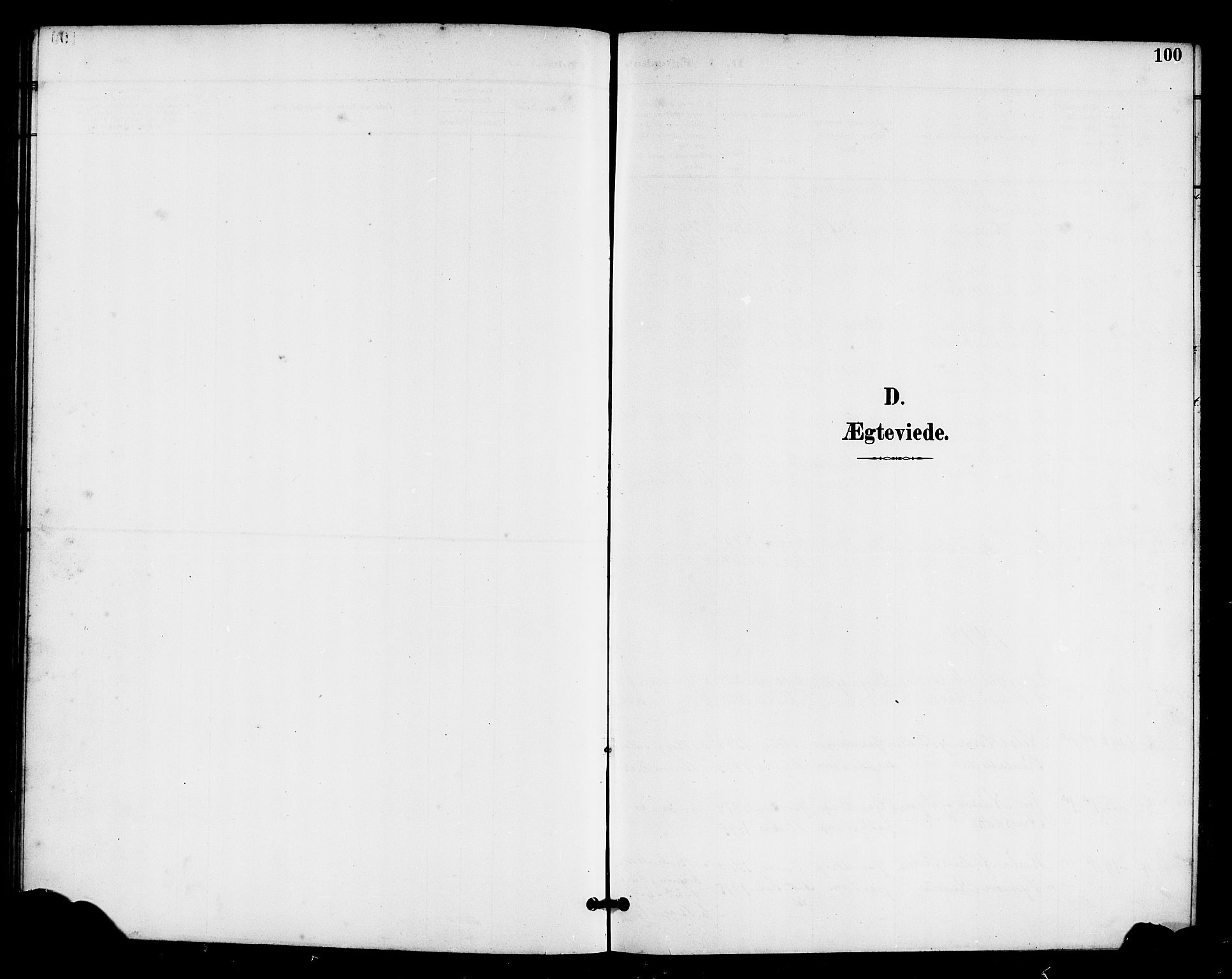 Gloppen sokneprestembete, SAB/A-80101/H/Hab/Habc/L0002: Klokkerbok nr. C 2, 1896-1910, s. 100
