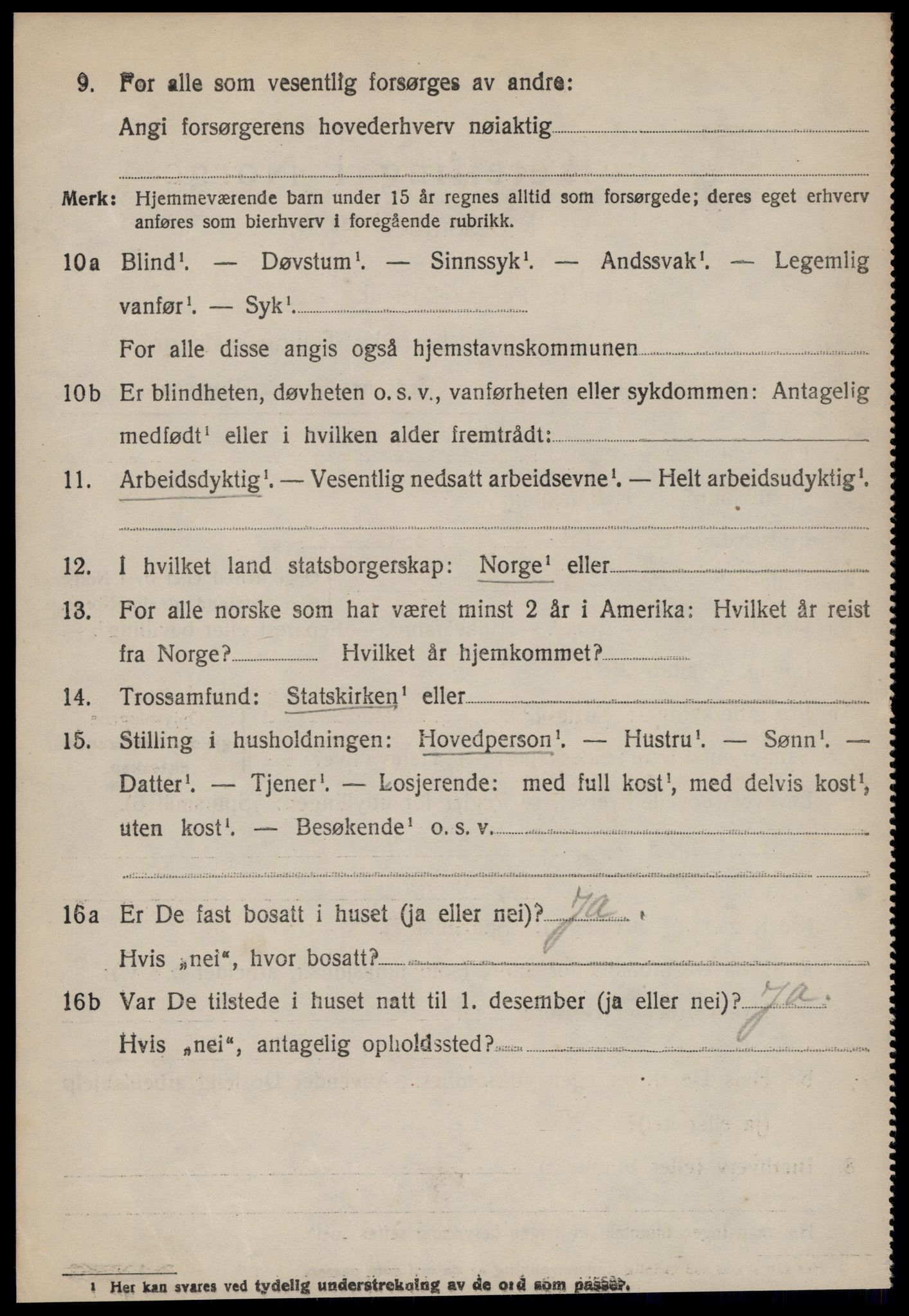 SAT, Folketelling 1920 for 1530 Vatne herred, 1920, s. 3923